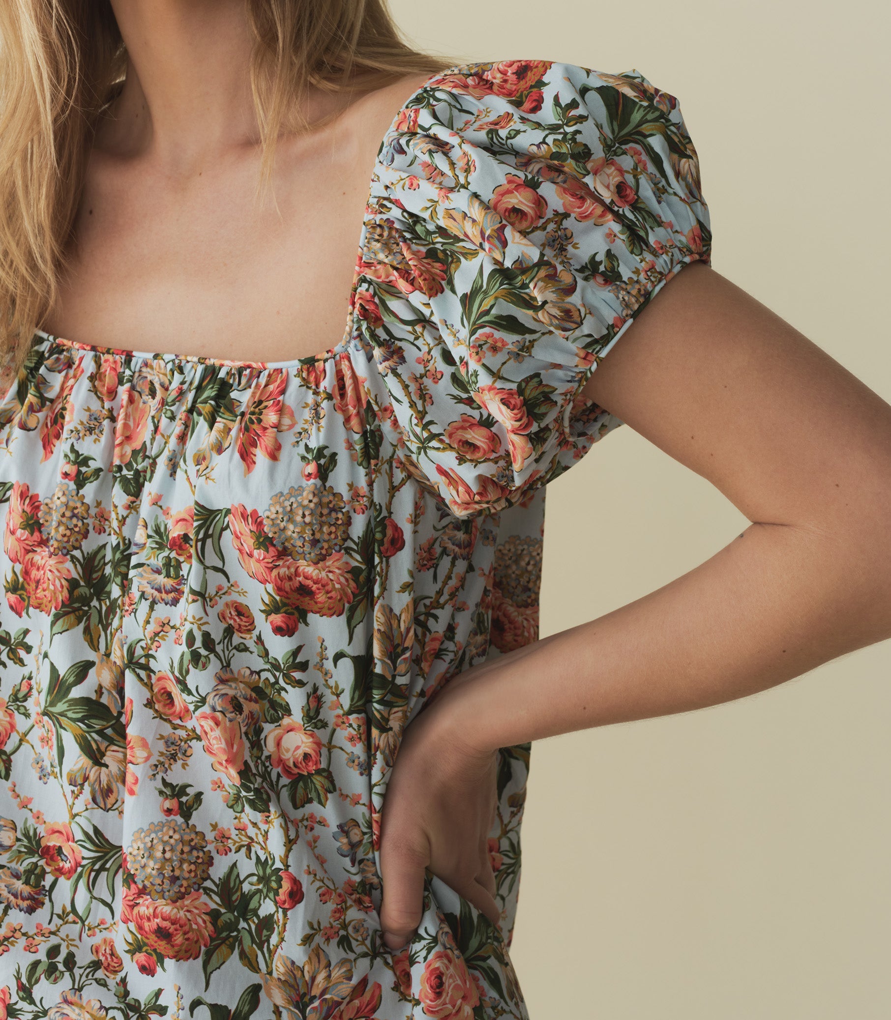 HMD -- JULIE DRESS -- CALICO GARDEN view 5
