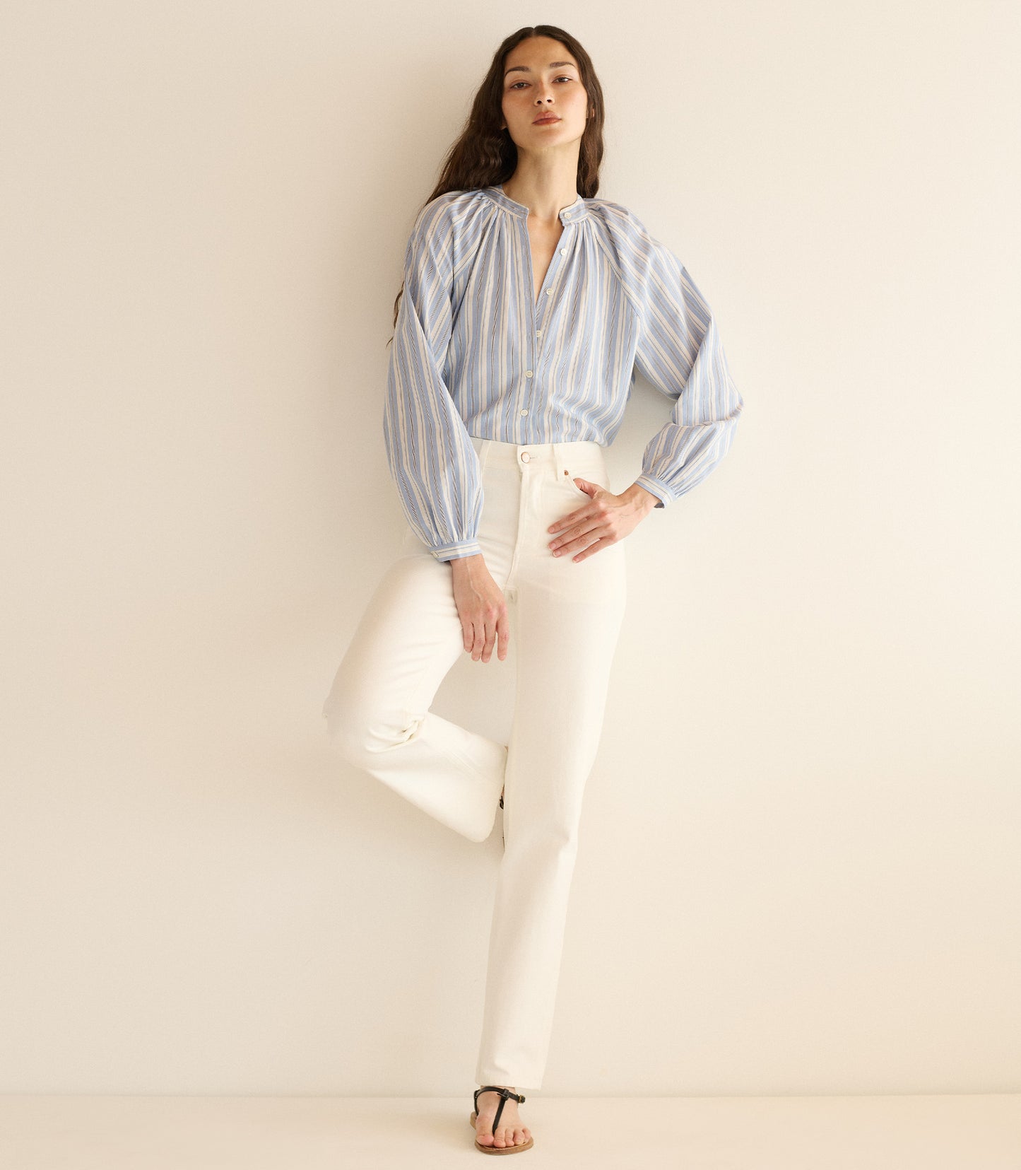 JULIENNE TOP -- LOIRET STRIPE