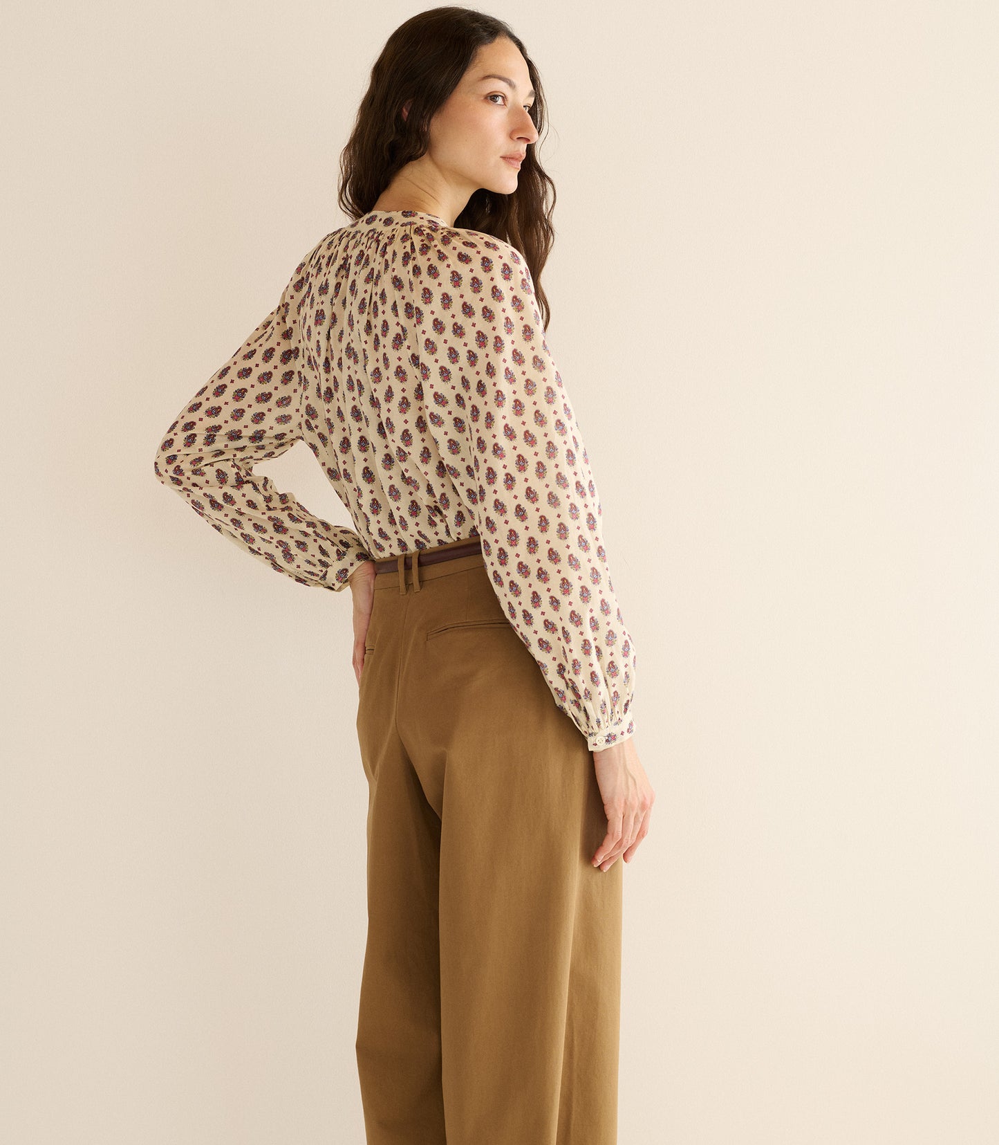 JULIENNE TOP -- PROVENCAL PAISLEY
