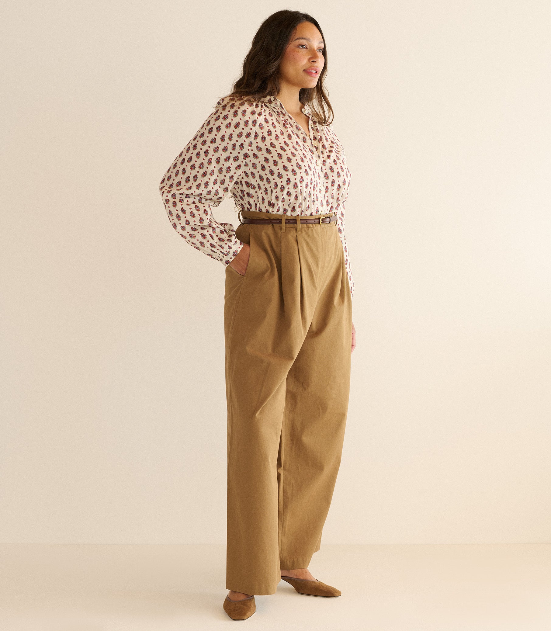 JULIENNE TOP -- PROVENCAL PAISLEY view 6