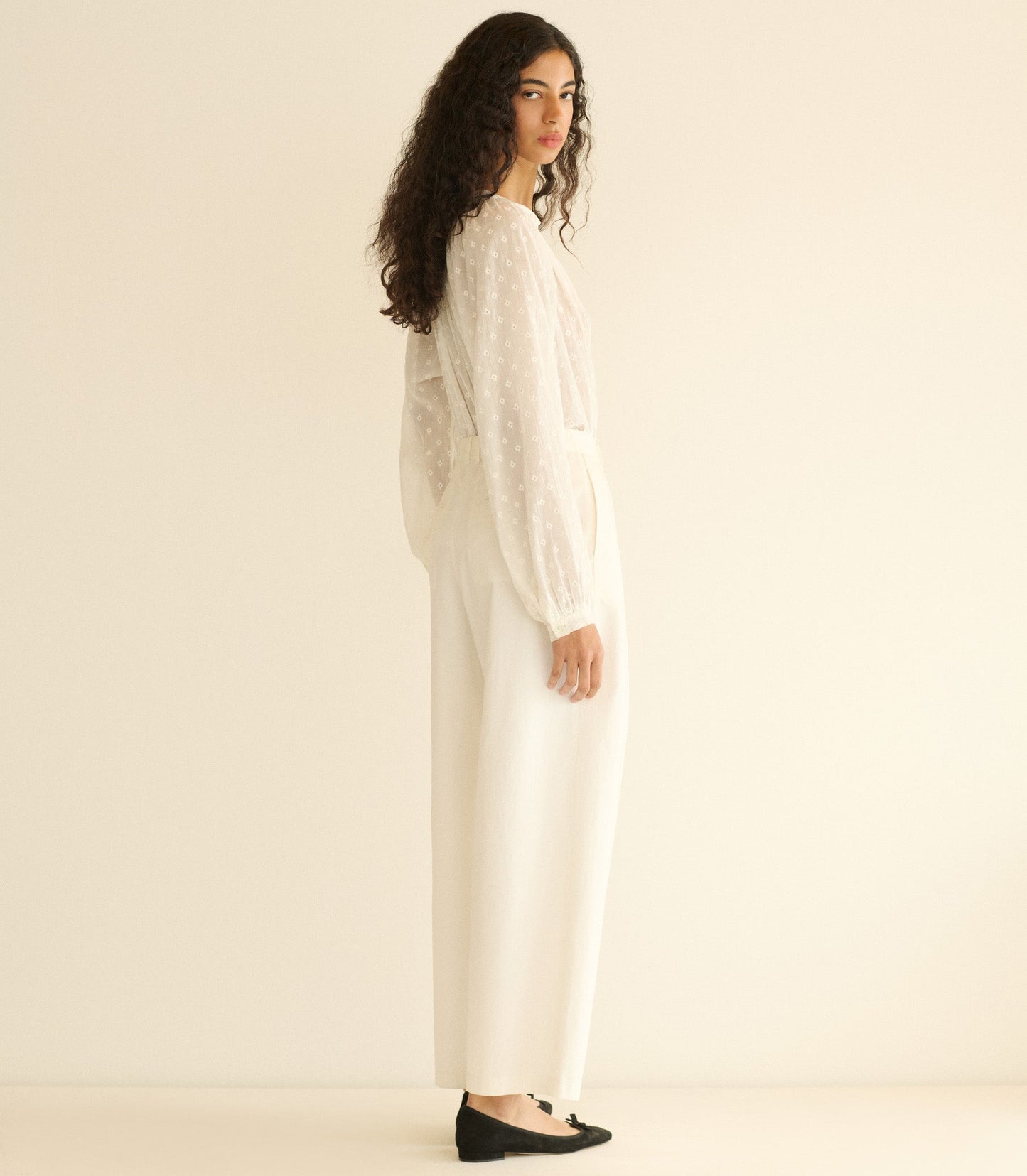 HMD -- JULIENNE TOP -- SALT MARSEILLE EMBROIDERY