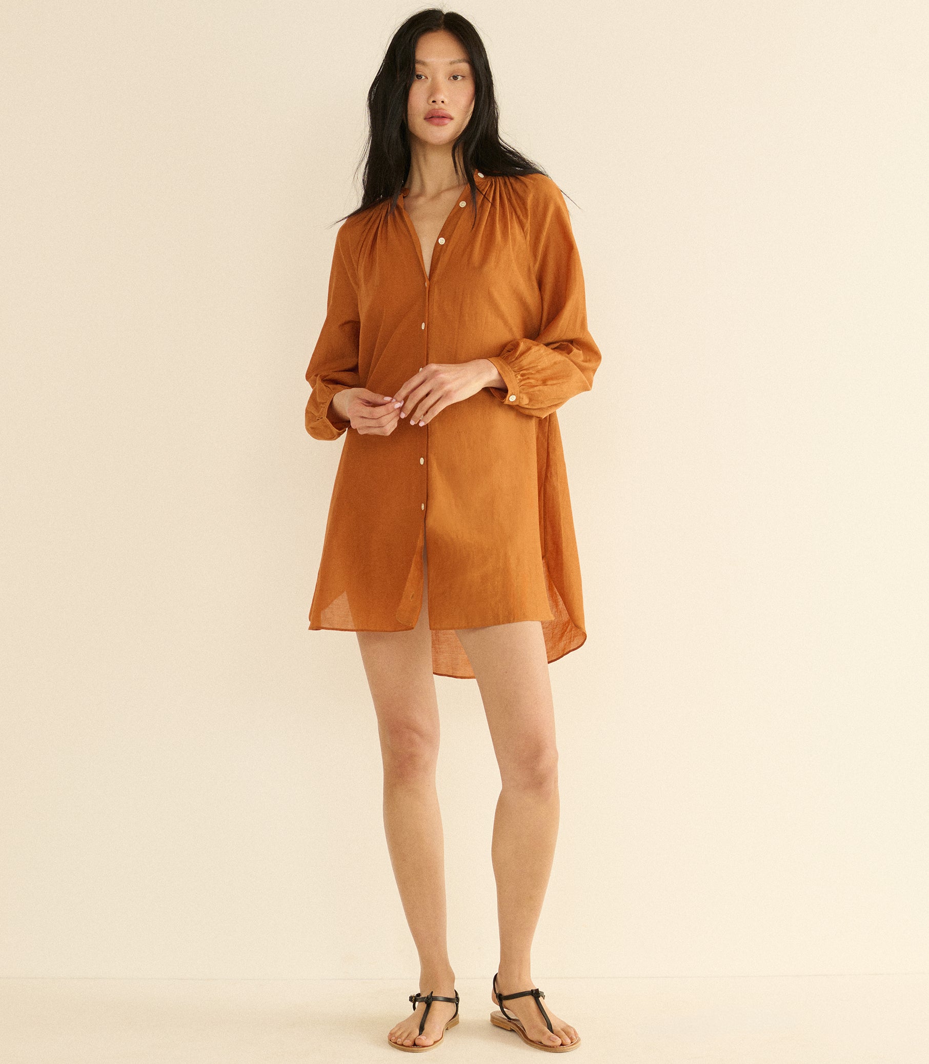 JULIET TUNIC DRESS -- COCONUT view 5
