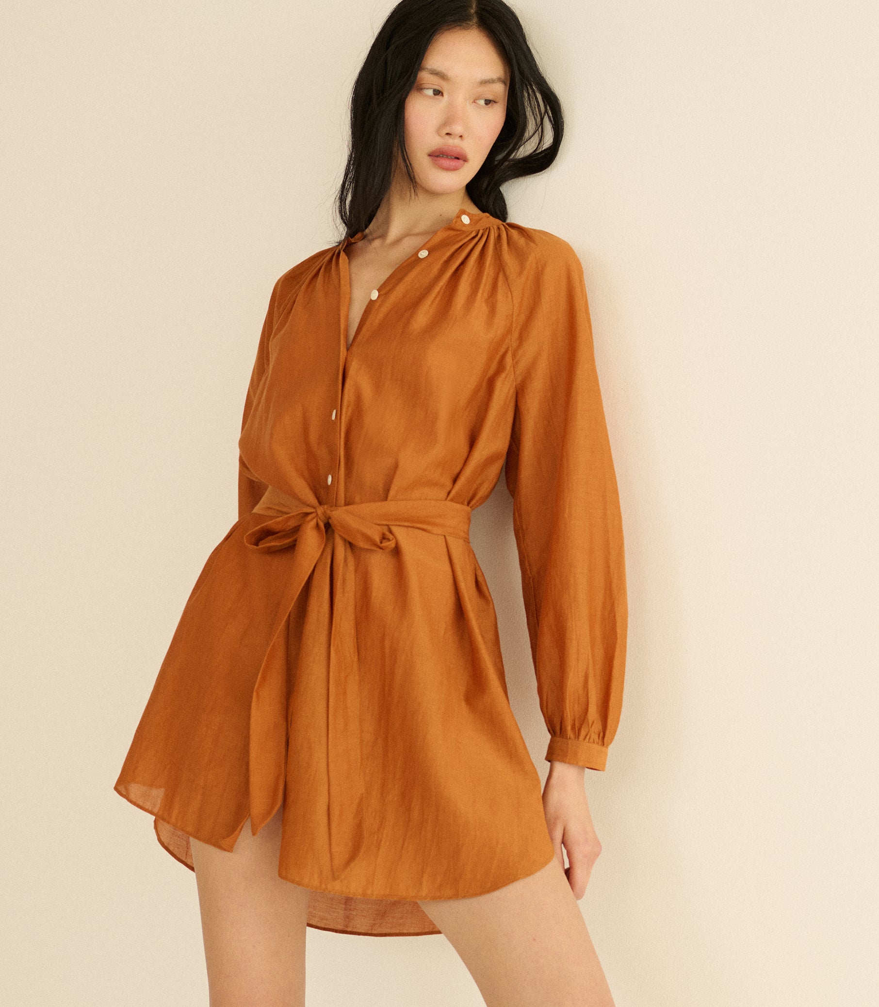 JULIET TUNIC DRESS -- COCONUT view 2
