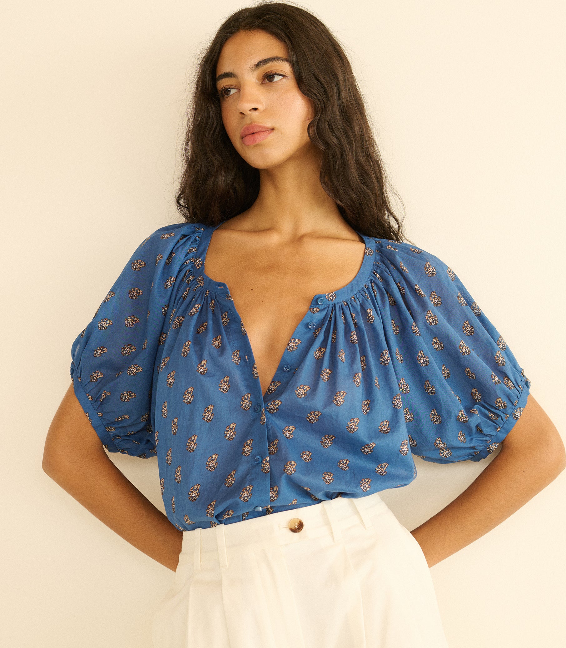 JUNE TOP -- EARTHA PAISLEY view 3
