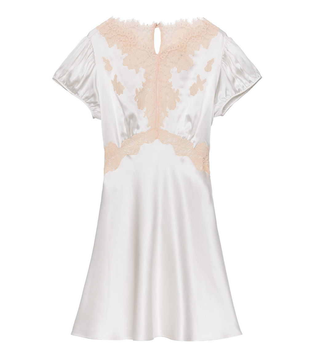 Junia Dress - Salt And Peach Lace
