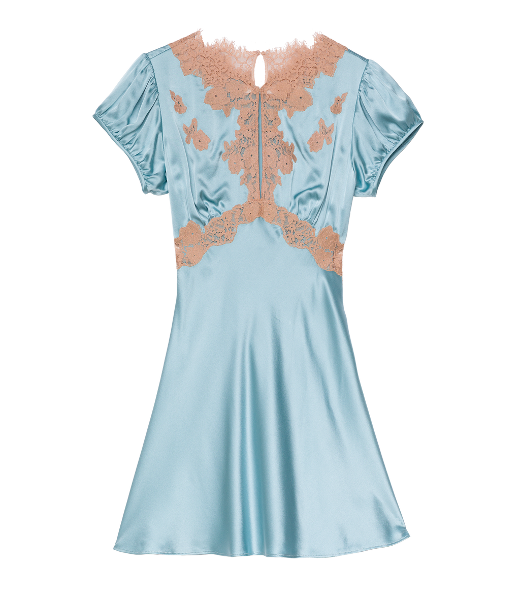 Junia Dress - Deep Aquamarine
