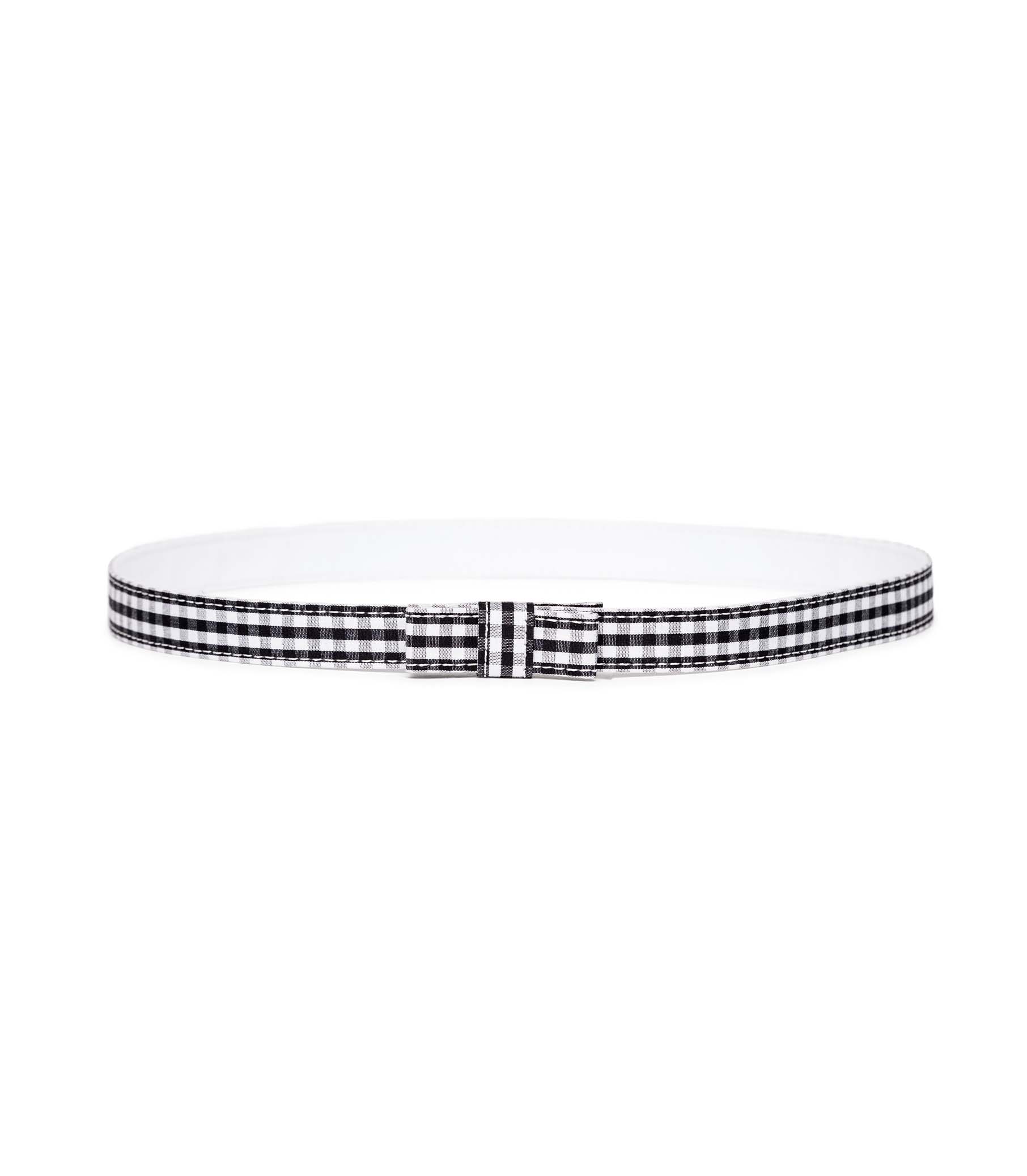 JUNIE BOW BELT -- GINGHAM view 2