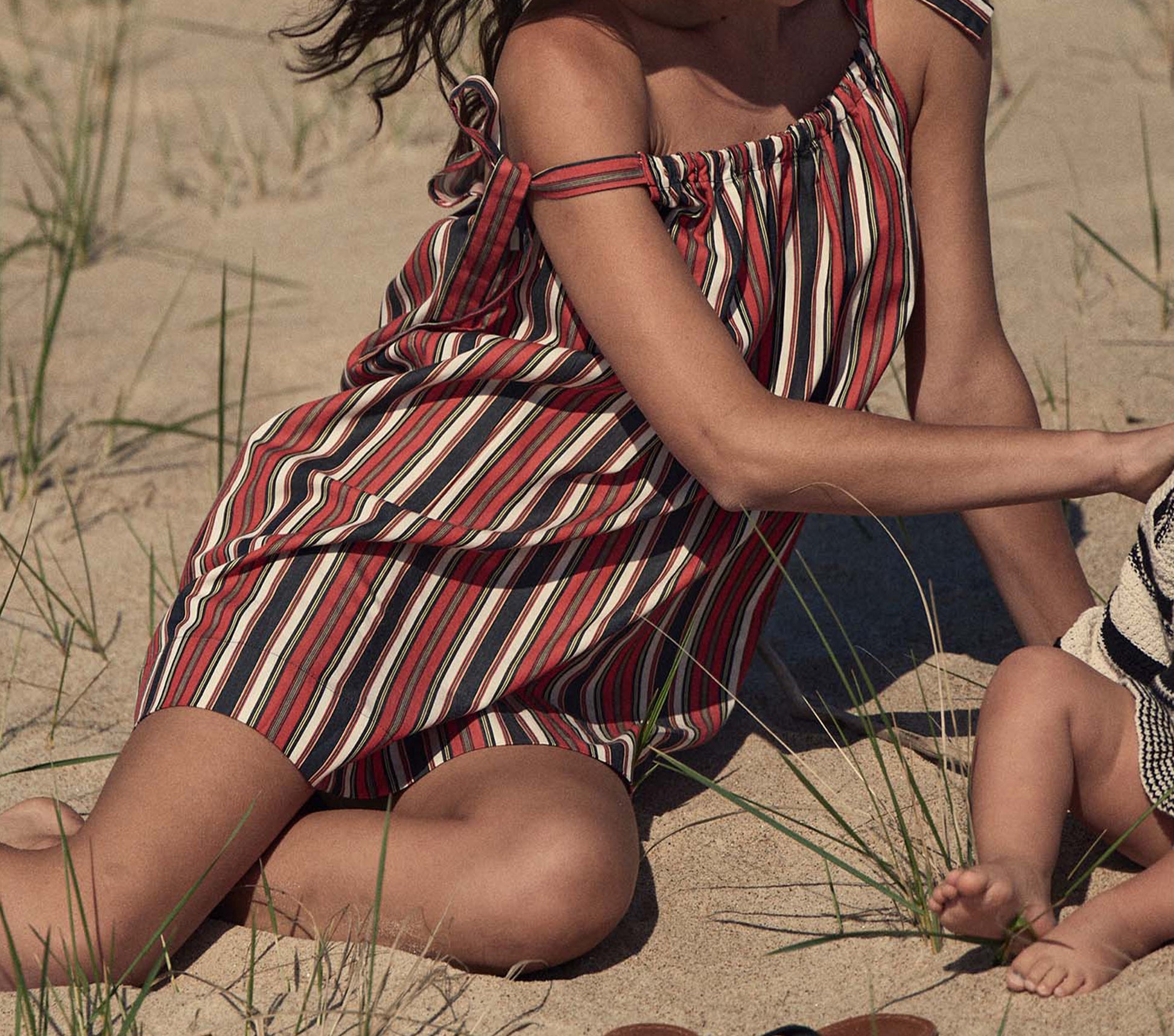 HMD -- KATHLEEN DRESS -- MONTECITO STRIPE view 2
