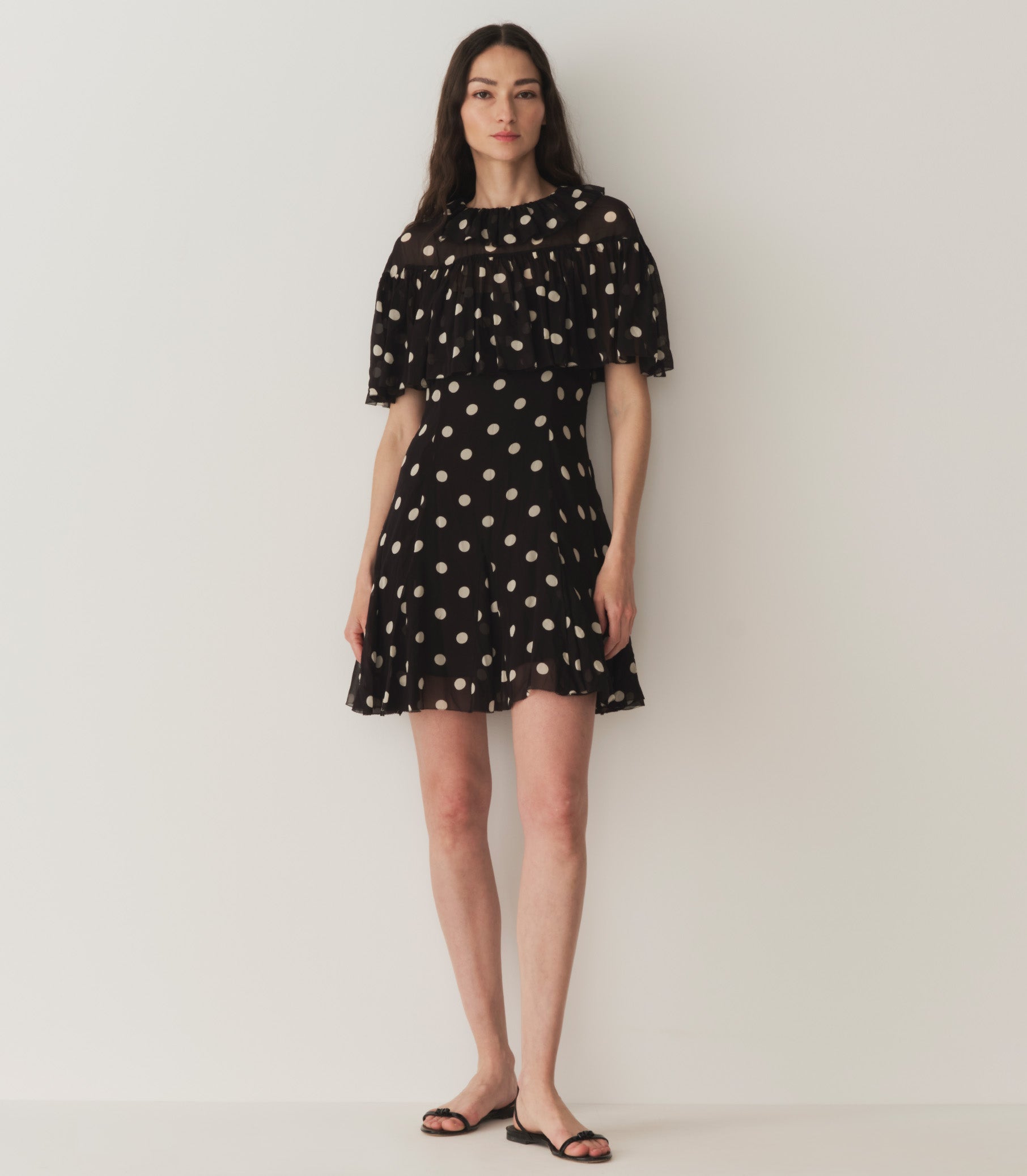 HMD -- KAYLIN DRESS -- NOIR SOLSTICE SKY DOT view 3
