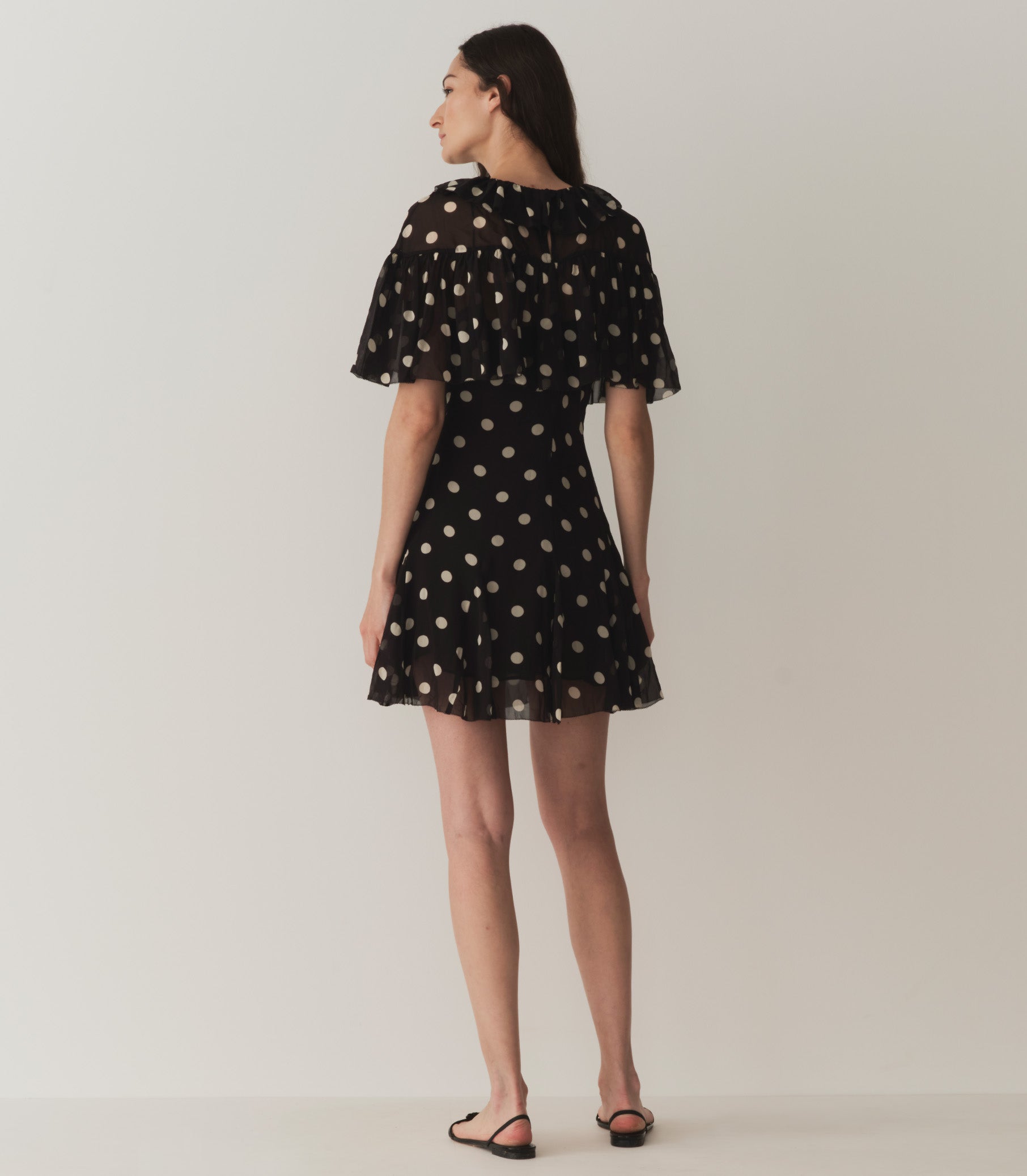 HMD -- KAYLIN DRESS -- NOIR SOLSTICE SKY DOT view 4

