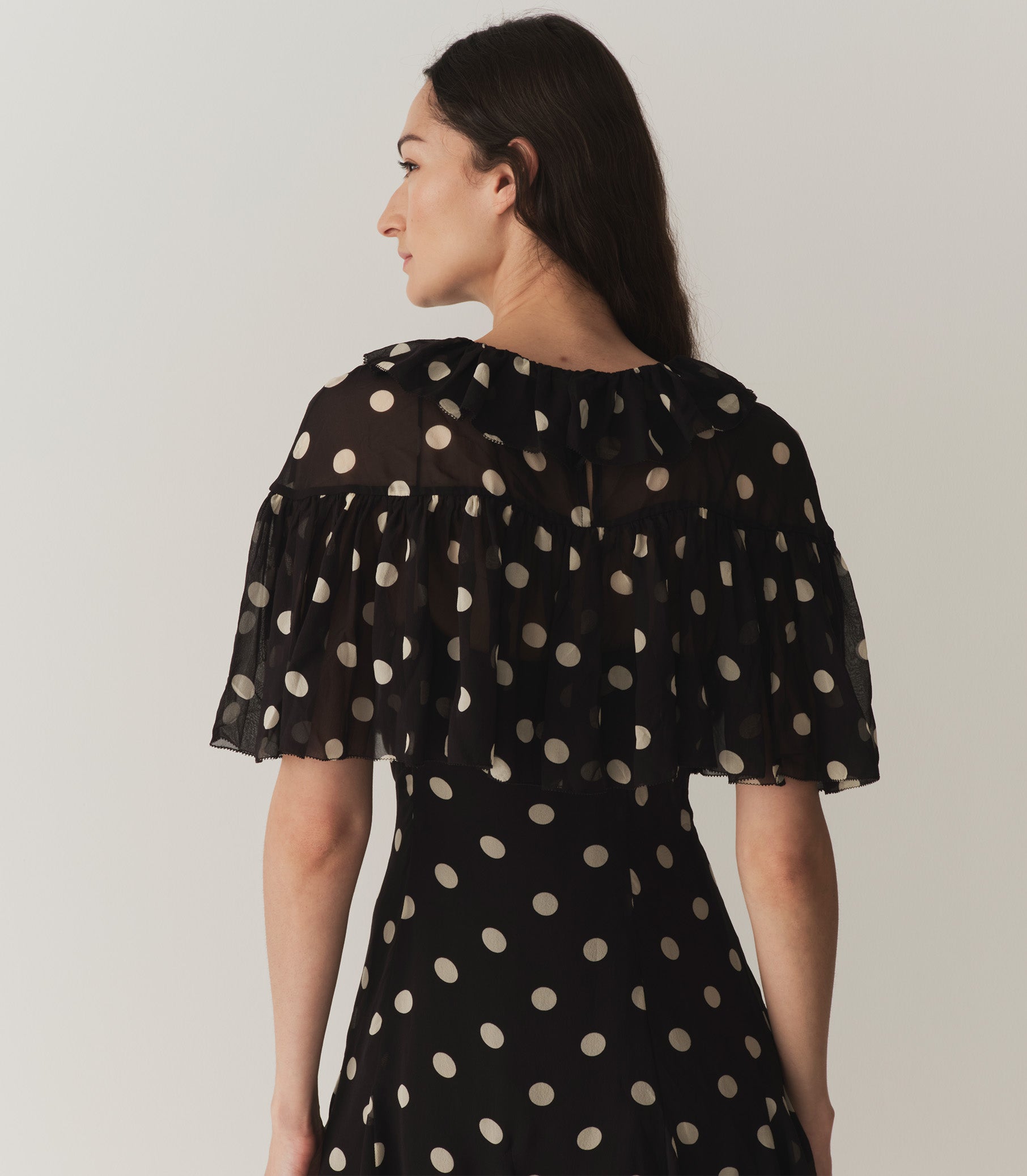 HMD -- KAYLIN DRESS -- NOIR SOLSTICE SKY DOT view 5
