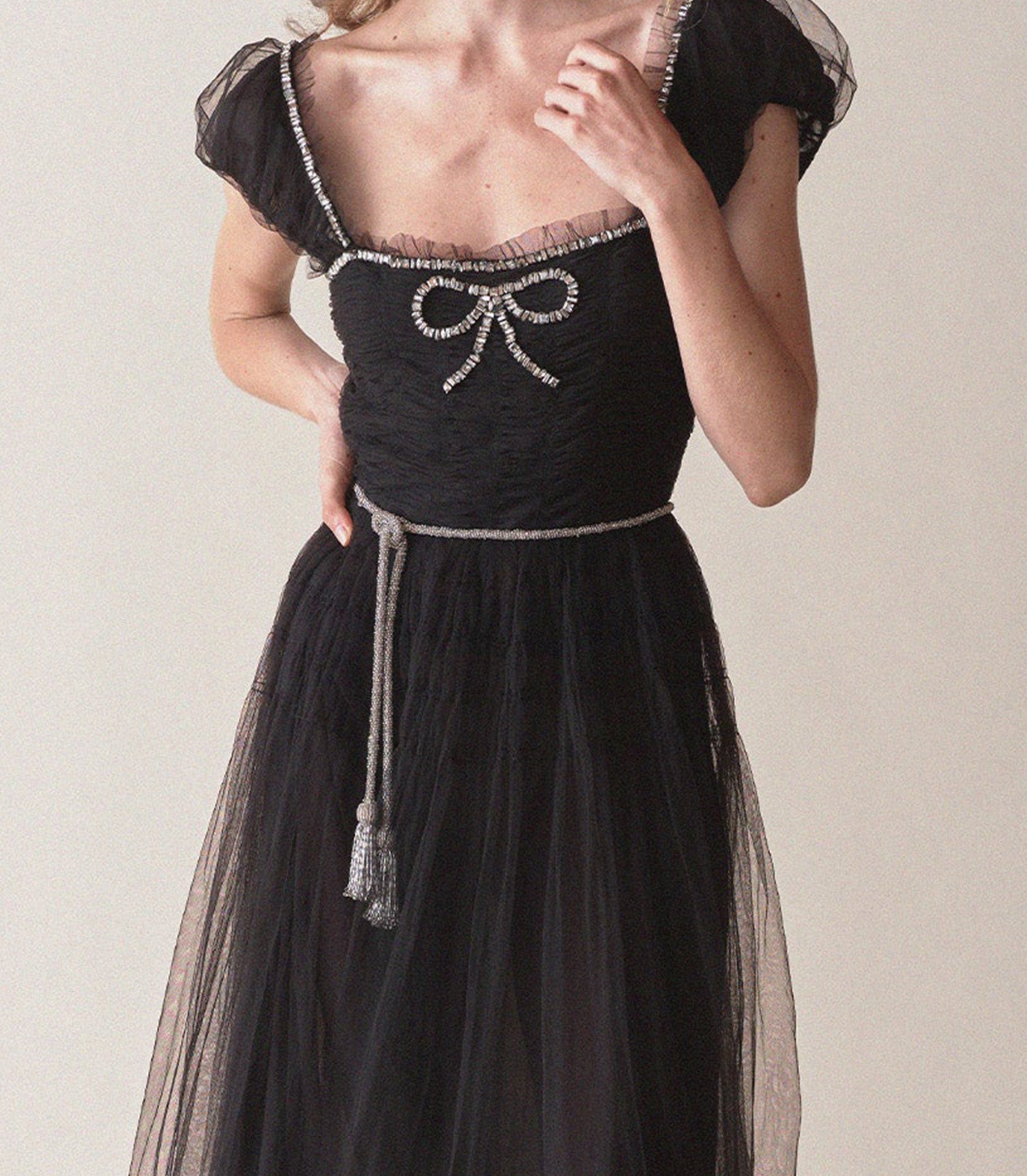 HMD -- KIKI BEADED BELT -- ANTIQUE STERLING