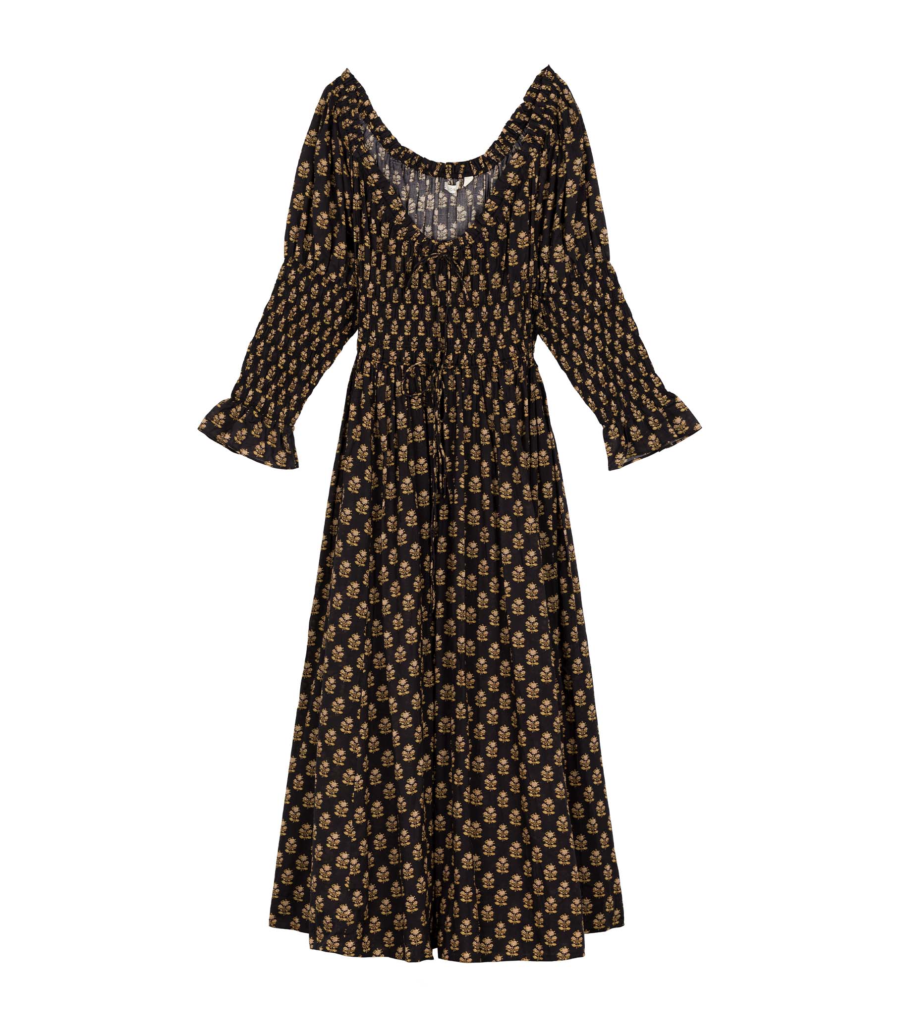 KAIRA DRESS -- NOIR MEADOWSWEET FLORAL view 9