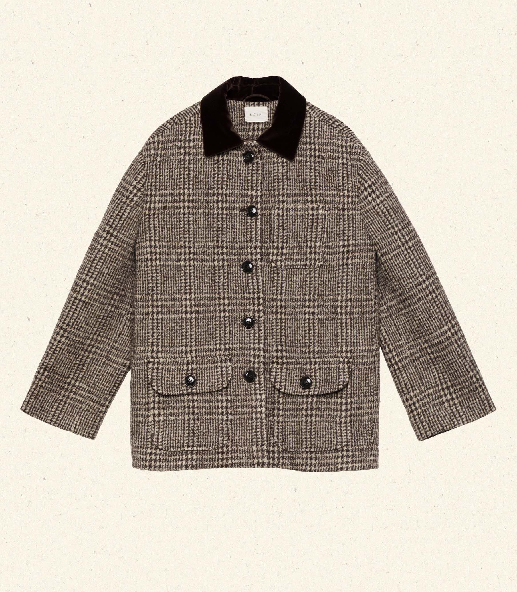LANGSTON JACKET -- LASCELLE HOUNDSTOOTH CHECK view 7