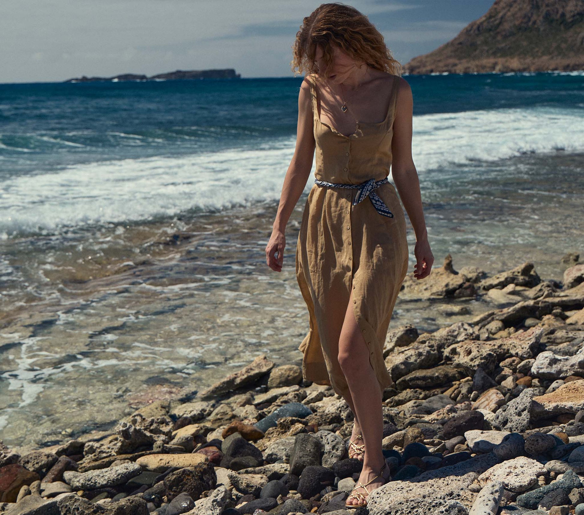 HMD -- LANTANA DRESS -- OAKEN view 1
