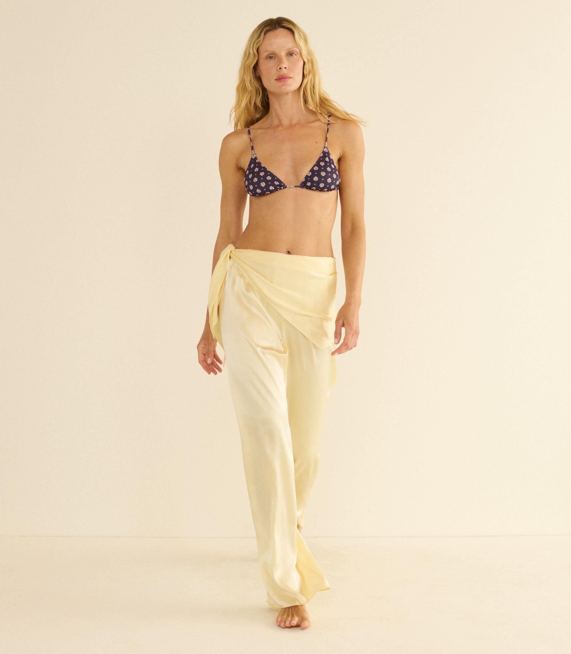LAVON SCARF PANT -- VANILLA view 6

