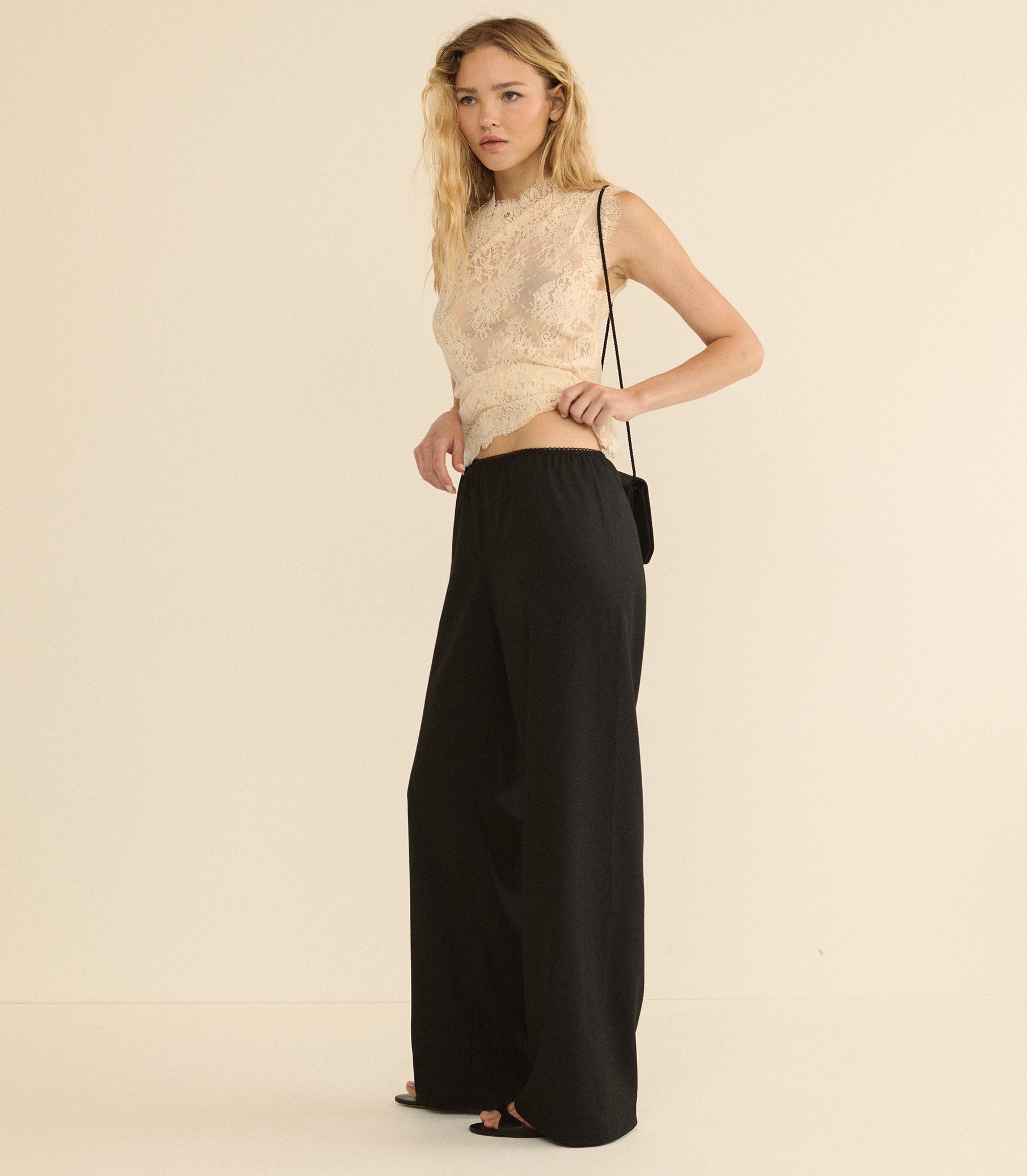 LAVONA PANT -- DARK CHARCOAL view 5
