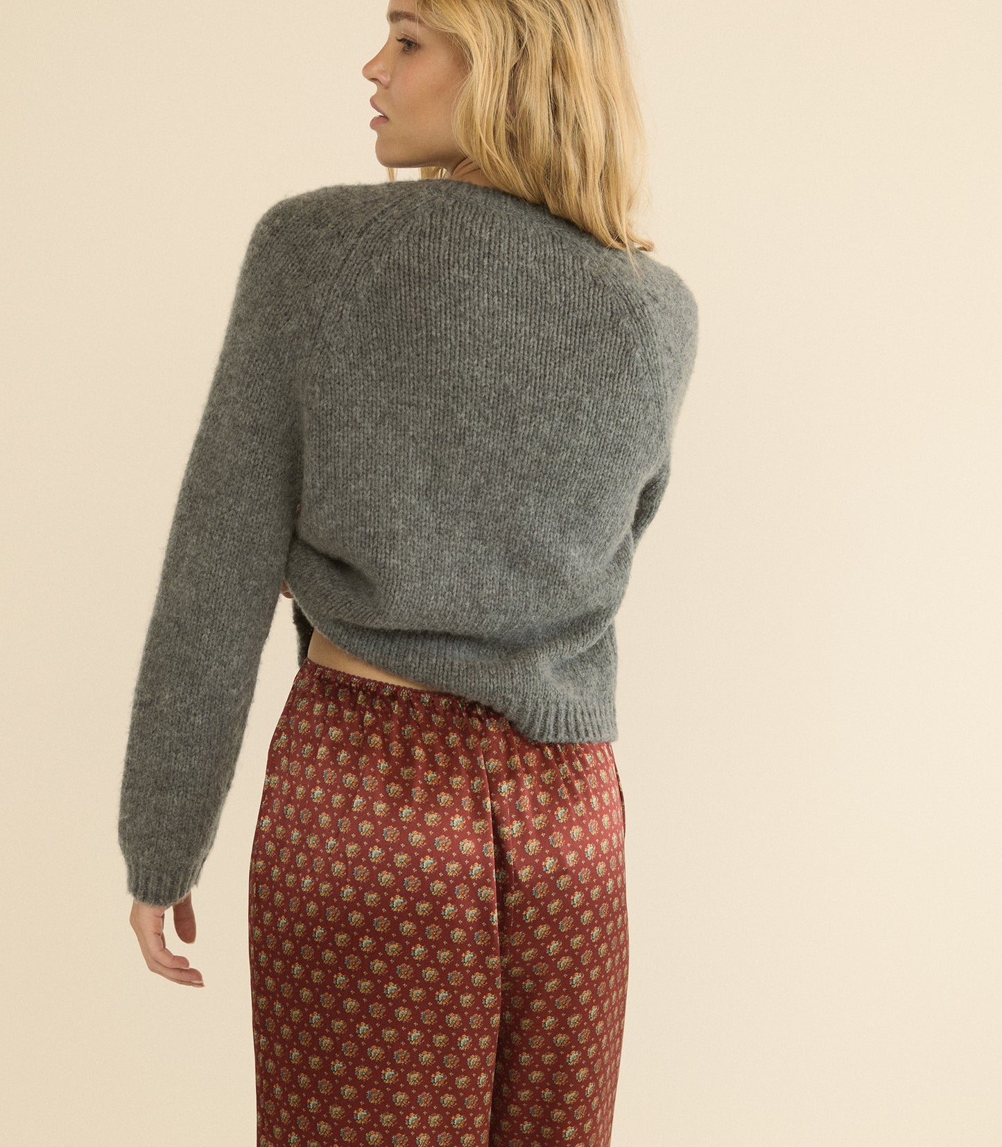 LAVON FRINGE PANT -- SAN SEBASTIAN FOULARD