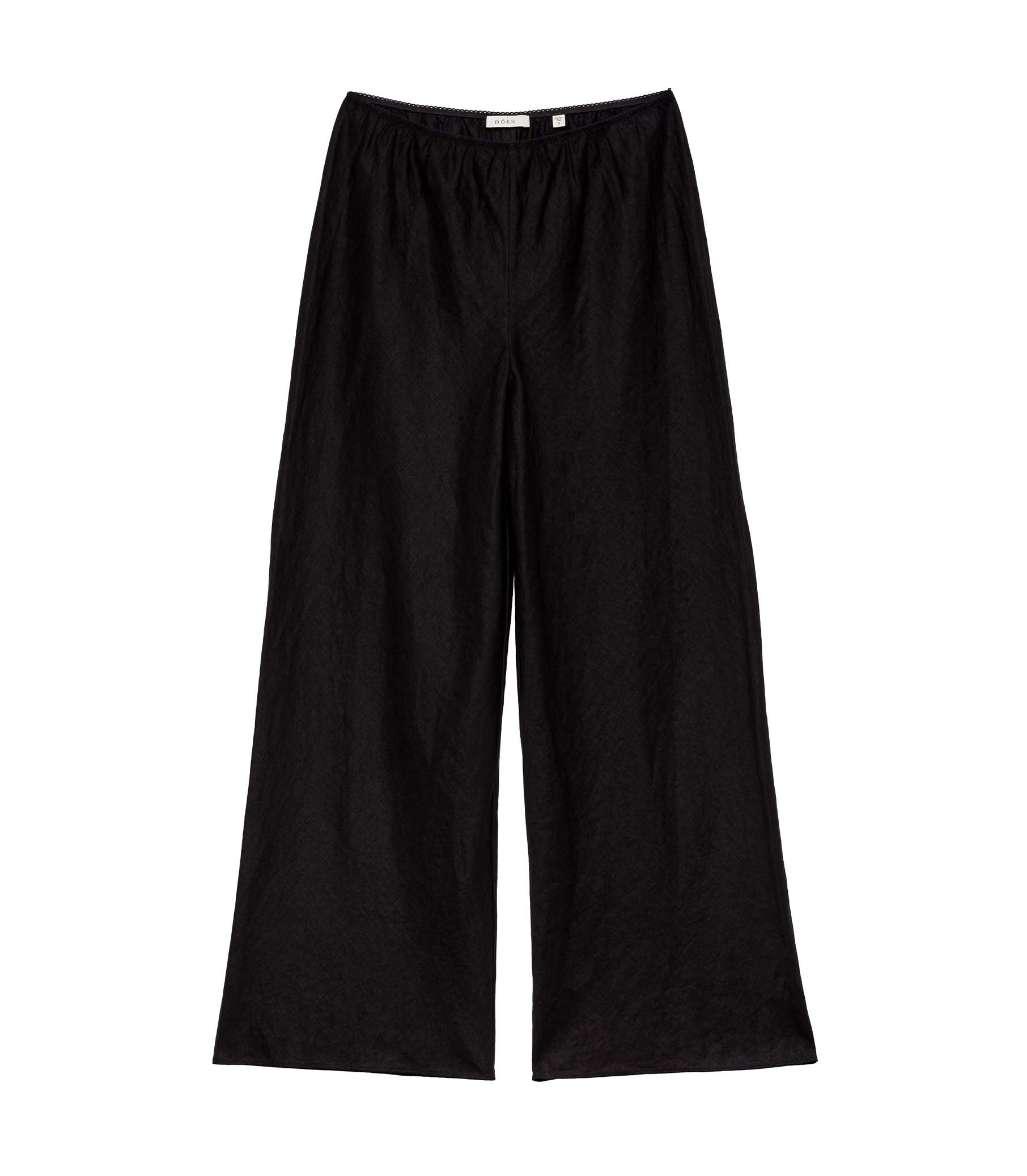 HMD -- LAVON LINEN PANT -- BLACK view 4
