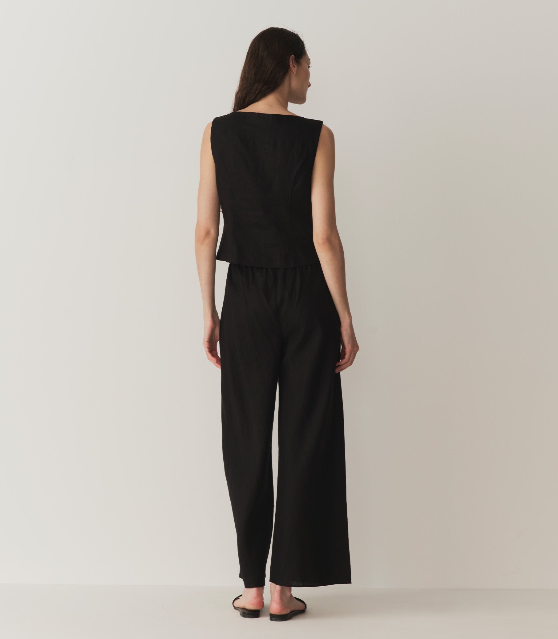 HMD -- LAVON LINEN PANT -- BLACK view 3
