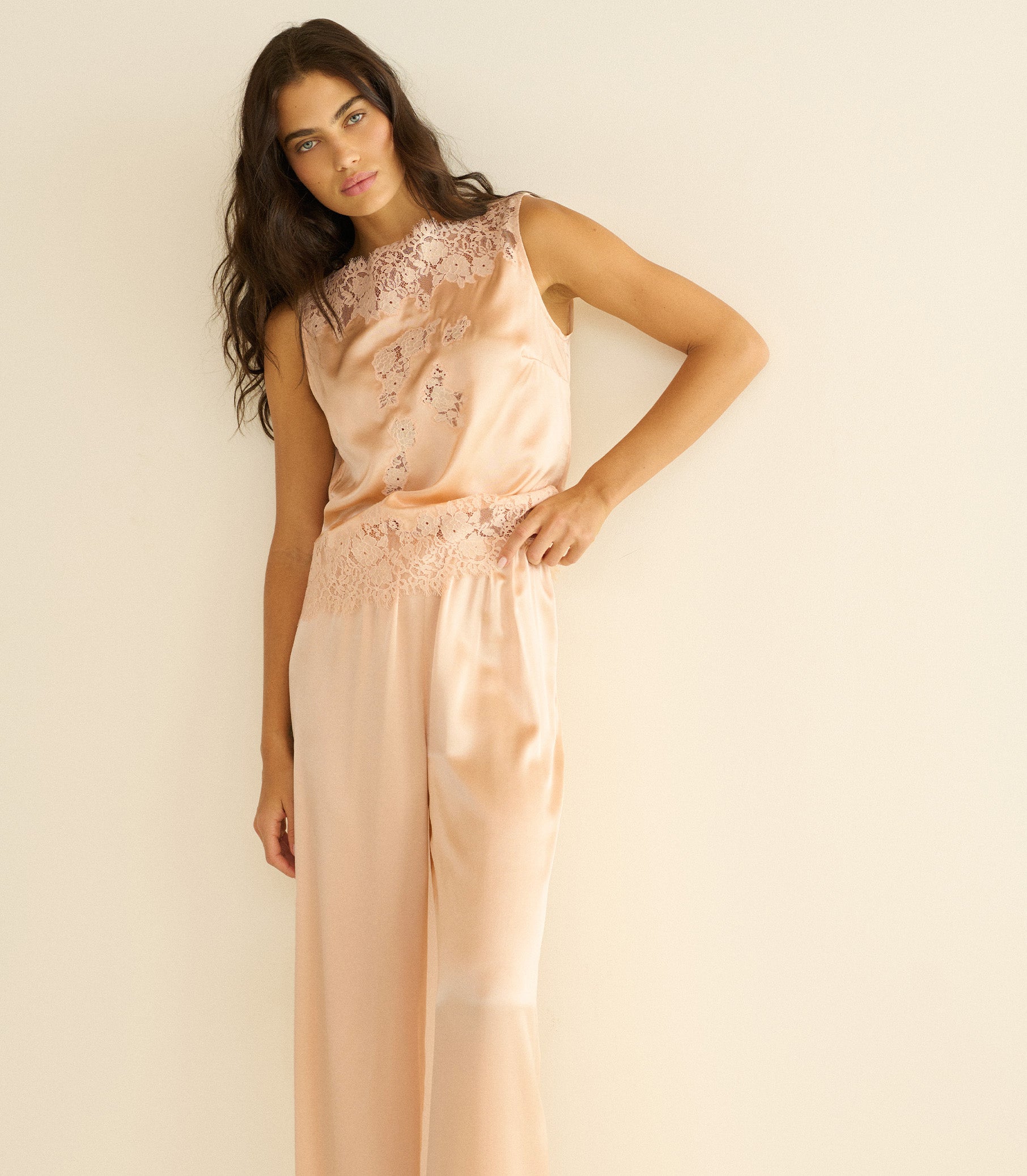 VIVIANE TOP -- PEACH SORBET view 5
