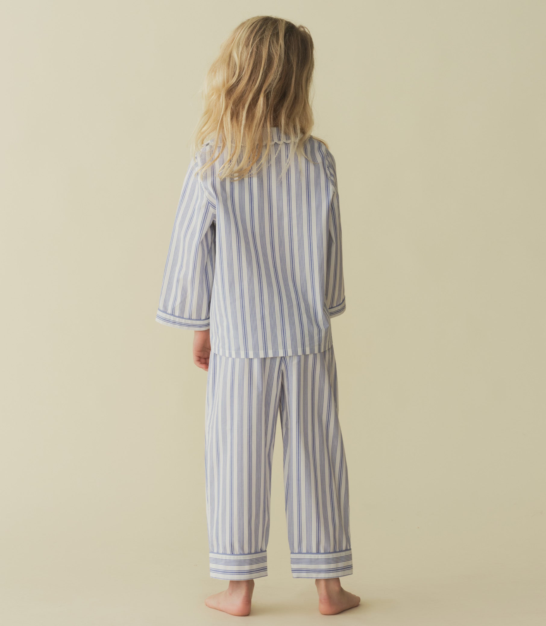 LEAF PLAYSUIT -- INDIGO SORRENTO STRIPE view 2