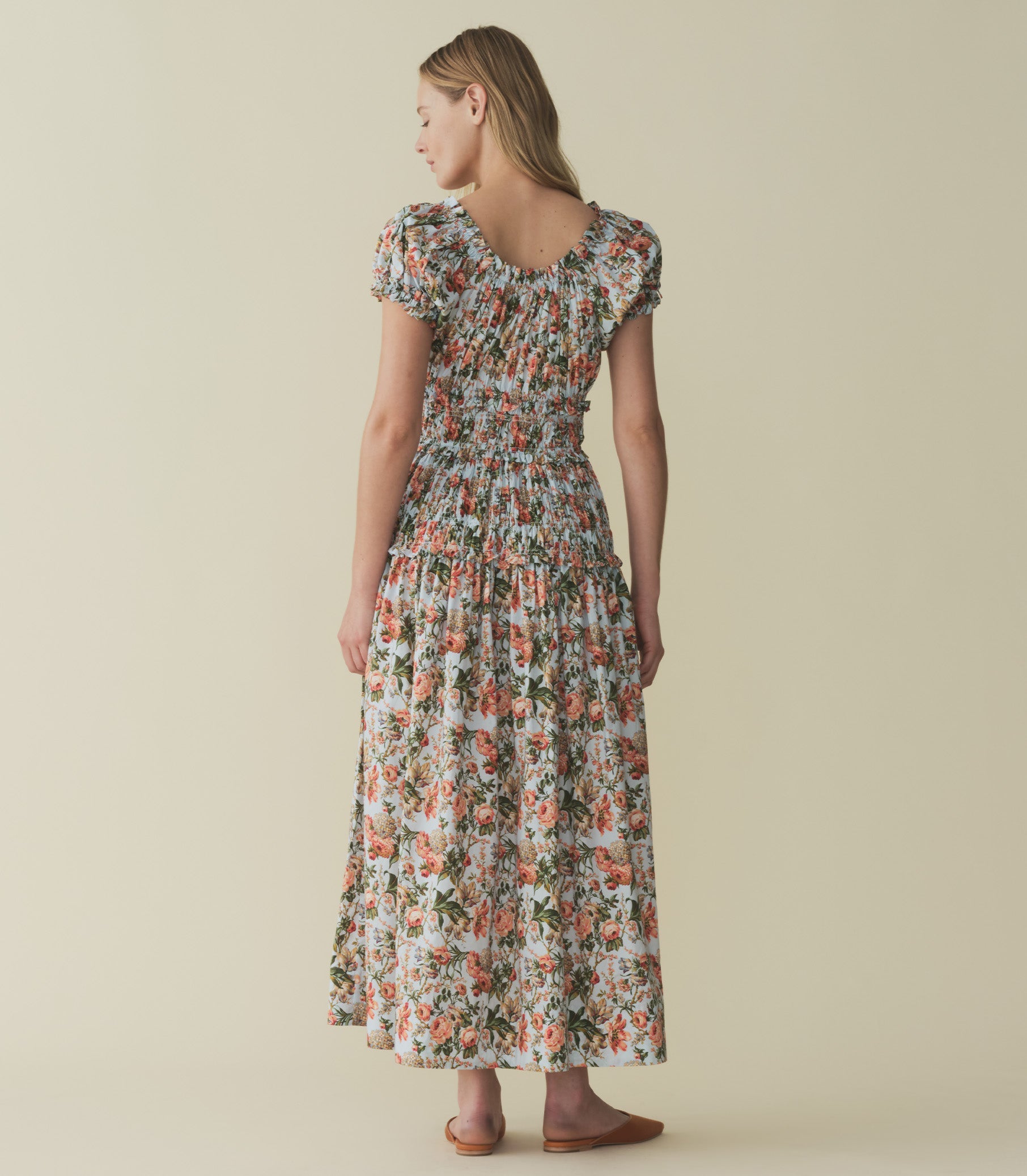 HMD -- LEANNE DRESS -- CALICO GARDEN view 4
