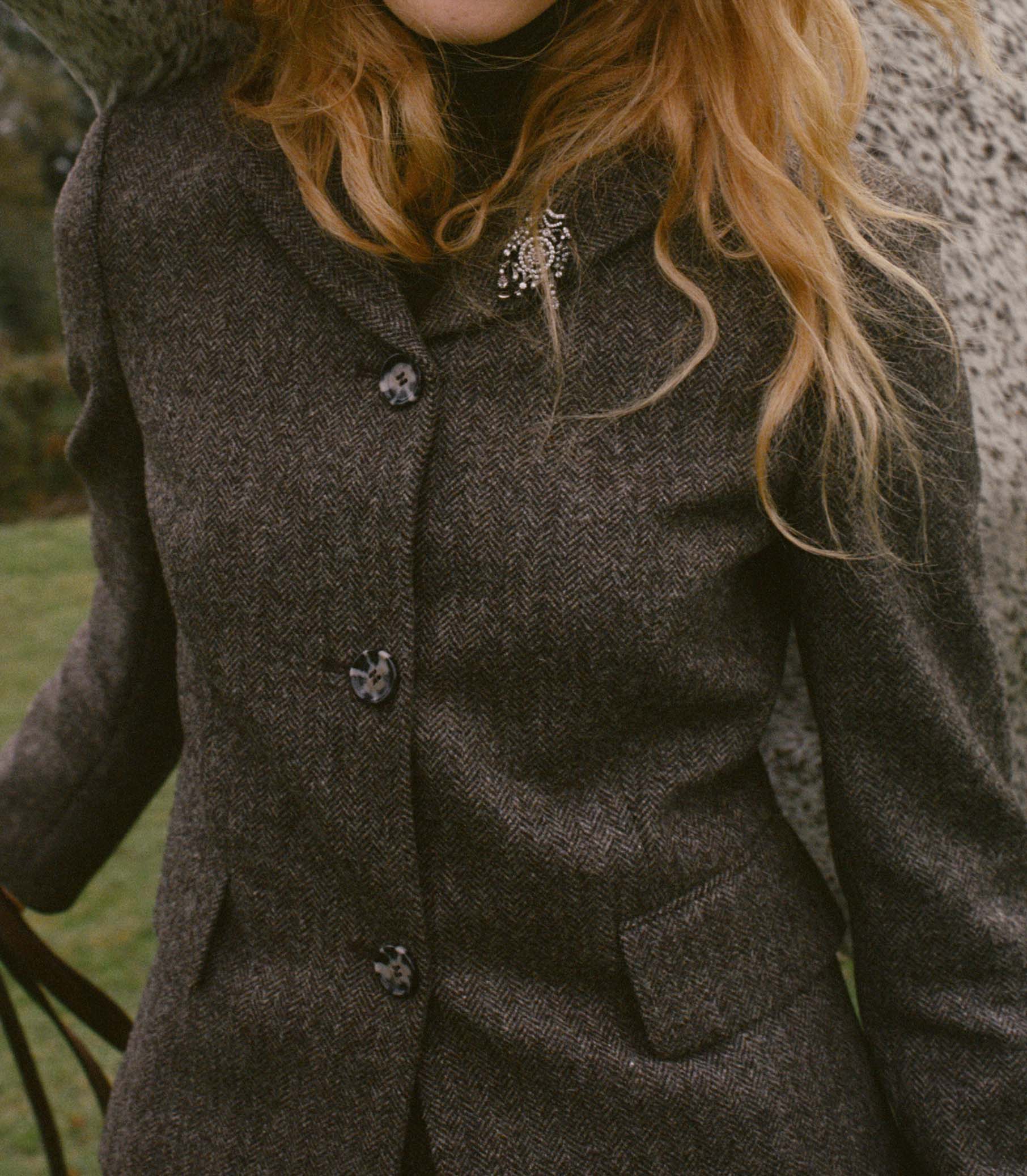 LENNON BLAZER -- ENGLISH HERRINGBONE view 6