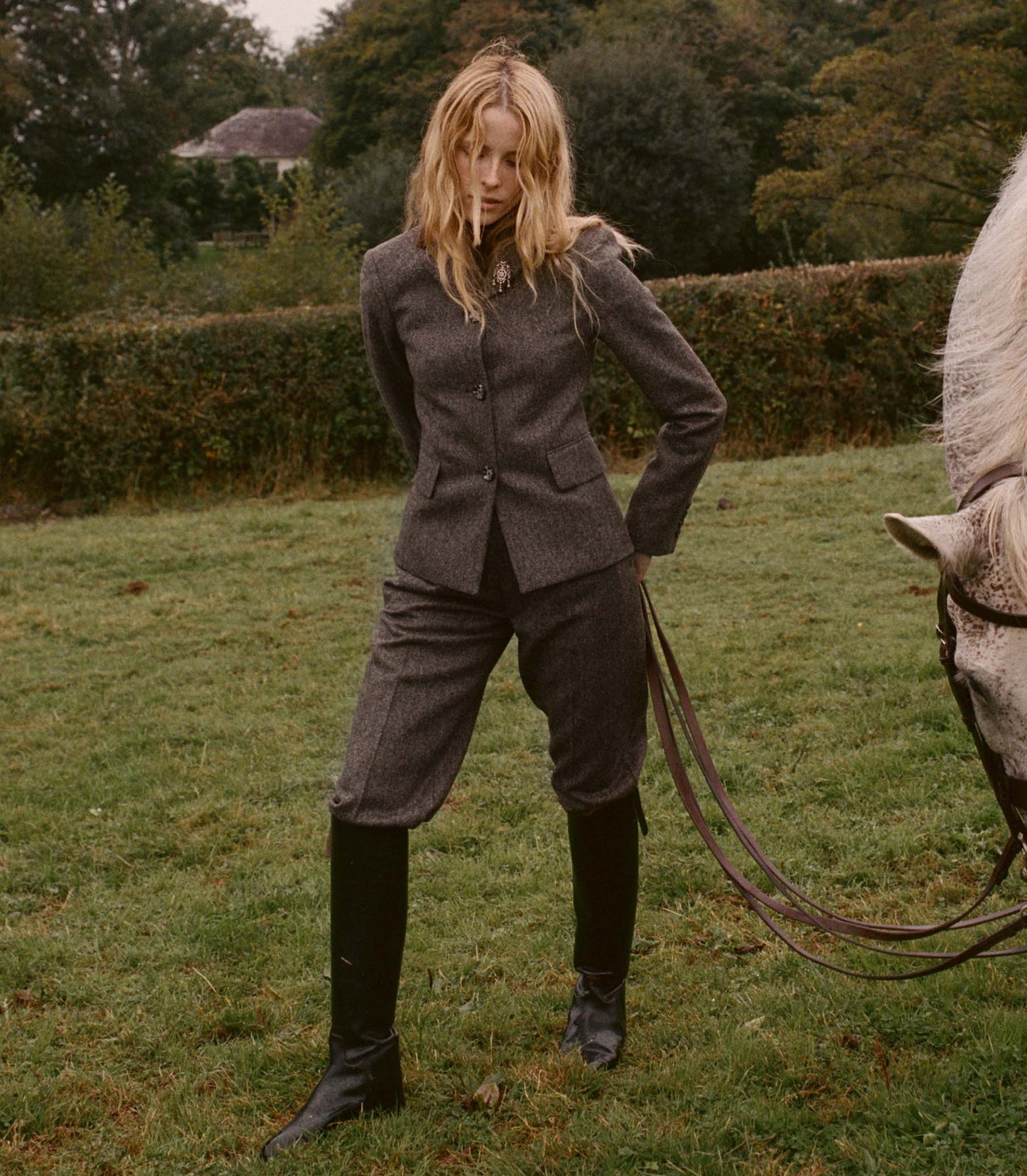 LENNON BLAZER -- ENGLISH HERRINGBONE