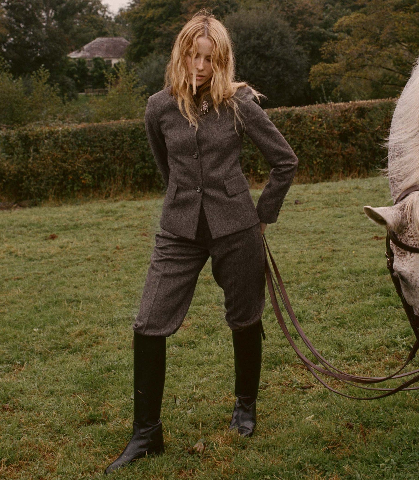 LENNON BLAZER -- ENGLISH HERRINGBONE