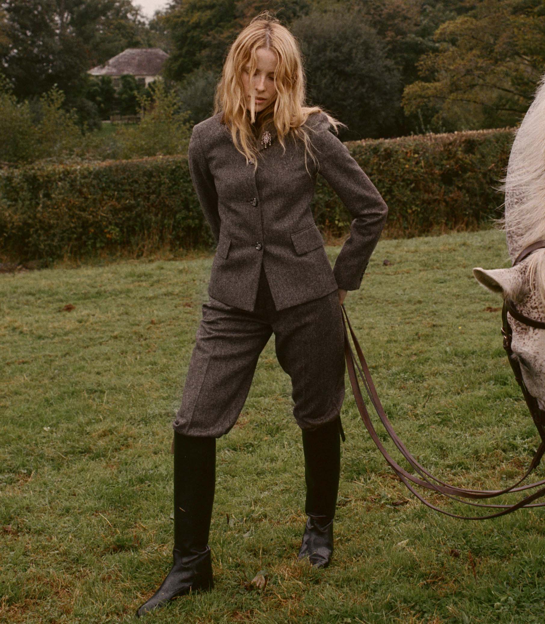 LENNON BLAZER -- ENGLISH HERRINGBONE view 9