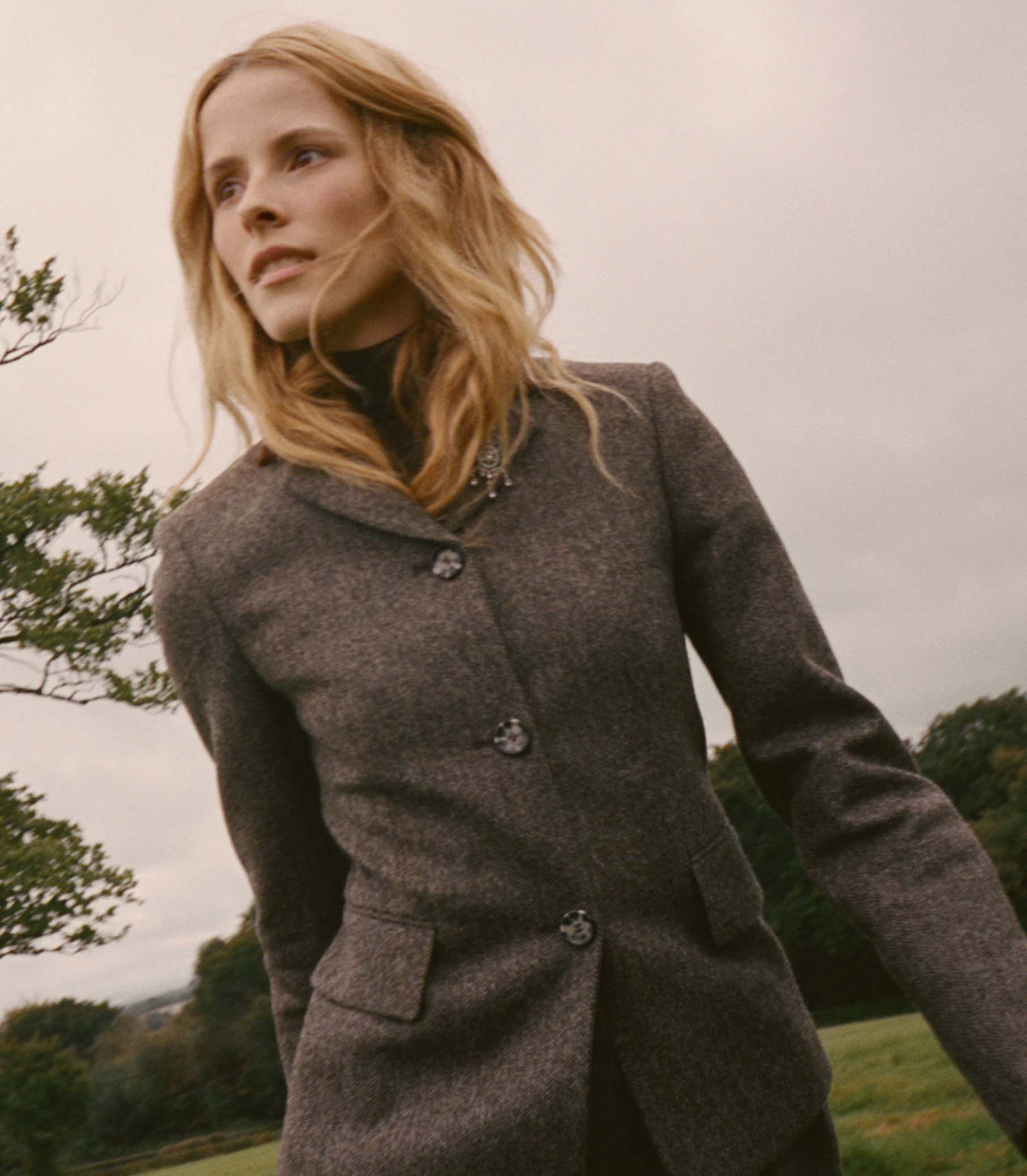 LENNON BLAZER -- ENGLISH HERRINGBONE view 18