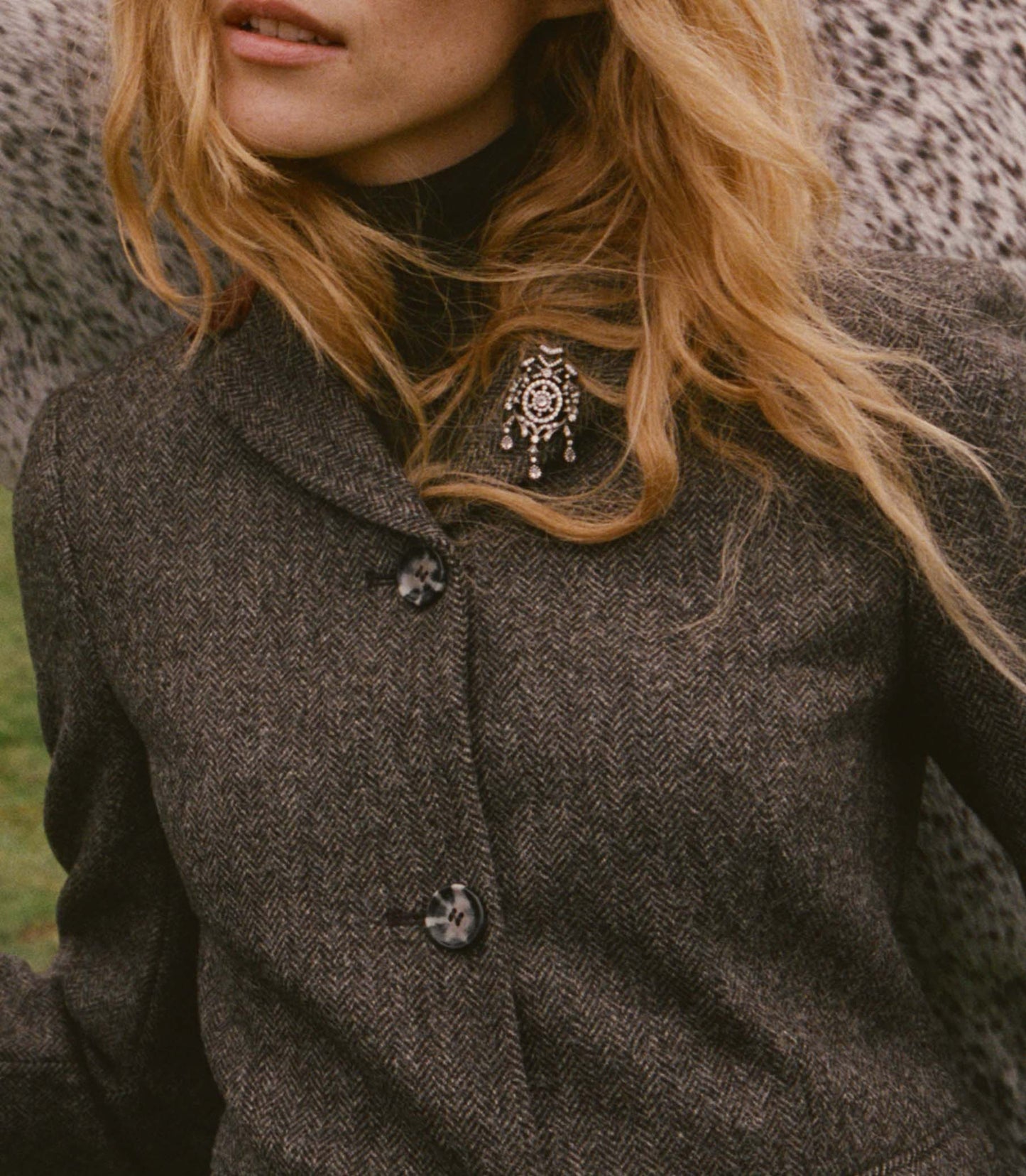 LENNON BLAZER -- ENGLISH HERRINGBONE