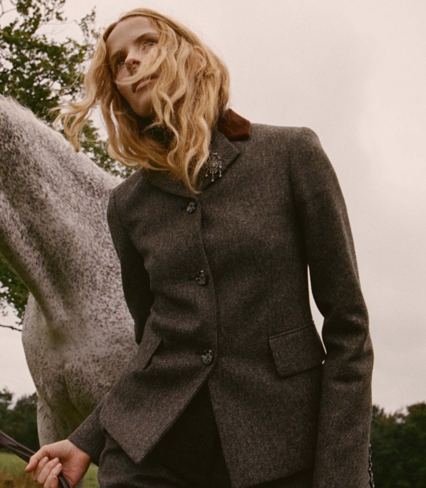 LENNON BLAZER -- ENGLISH HERRINGBONE