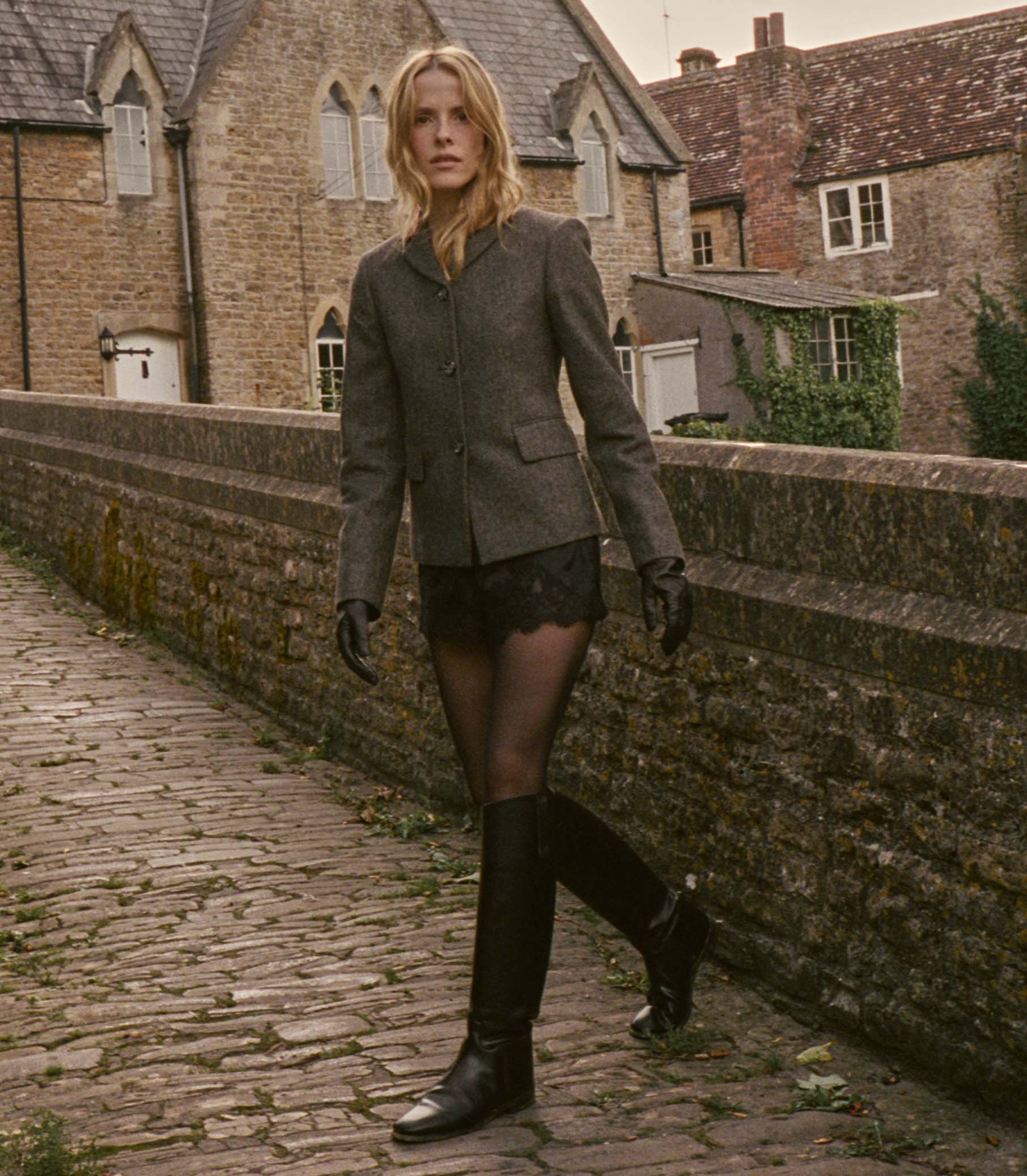 LENNON BLAZER -- ENGLISH HERRINGBONE view 37