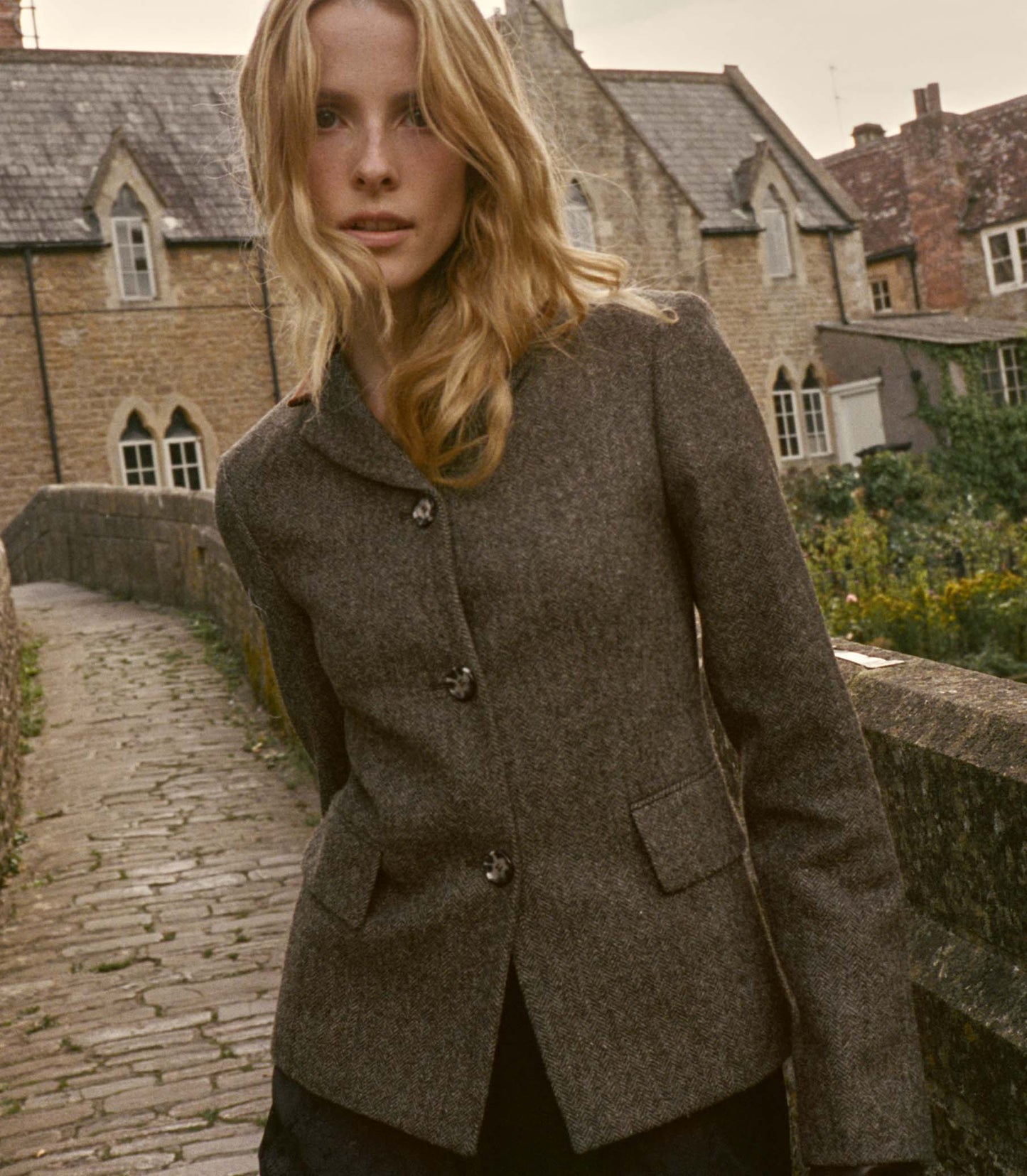 LENNON BLAZER -- ENGLISH HERRINGBONE