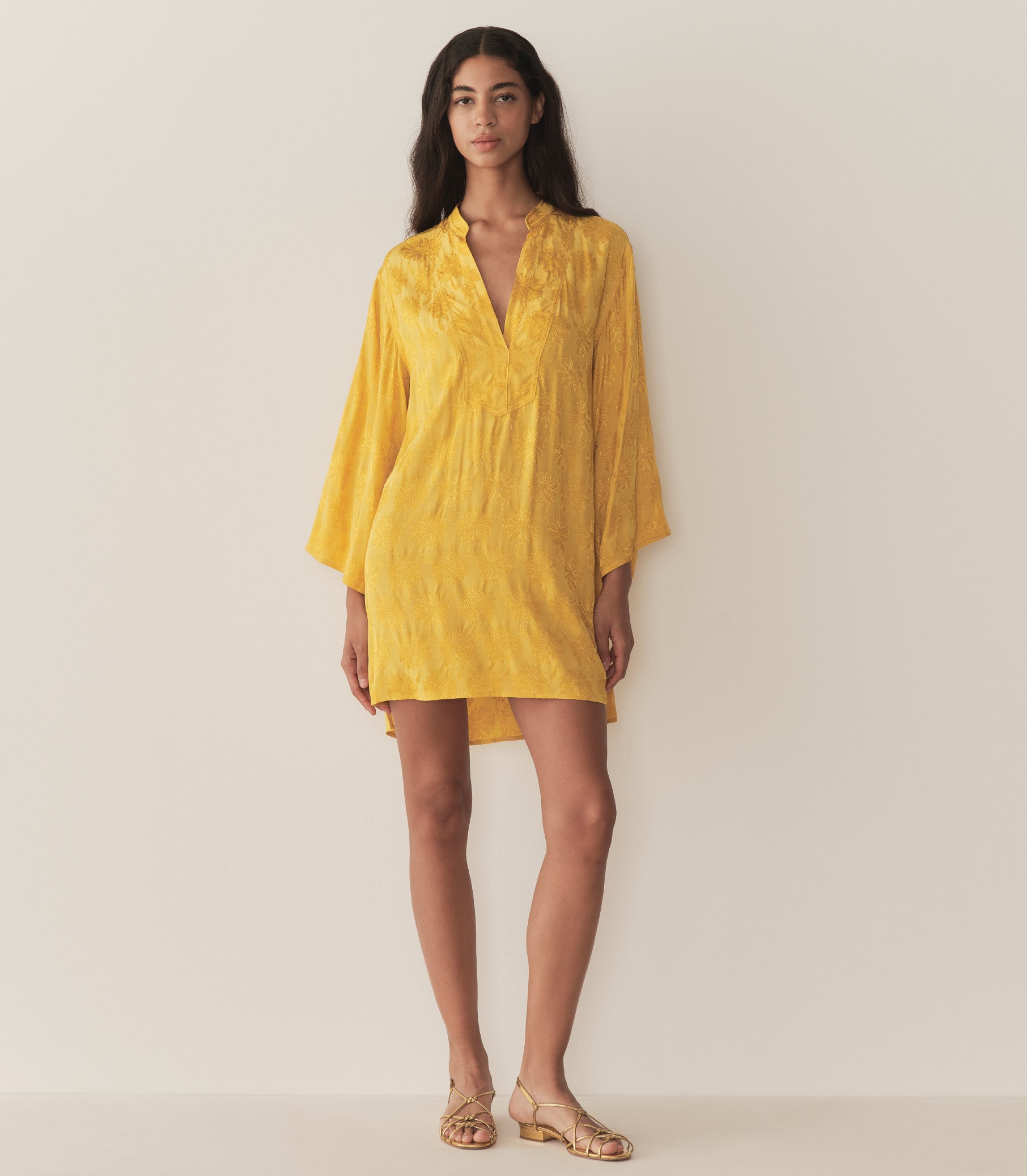 HMD -- LEONA DRESS -- GILDED MARGUERITE JOLIE view 3
