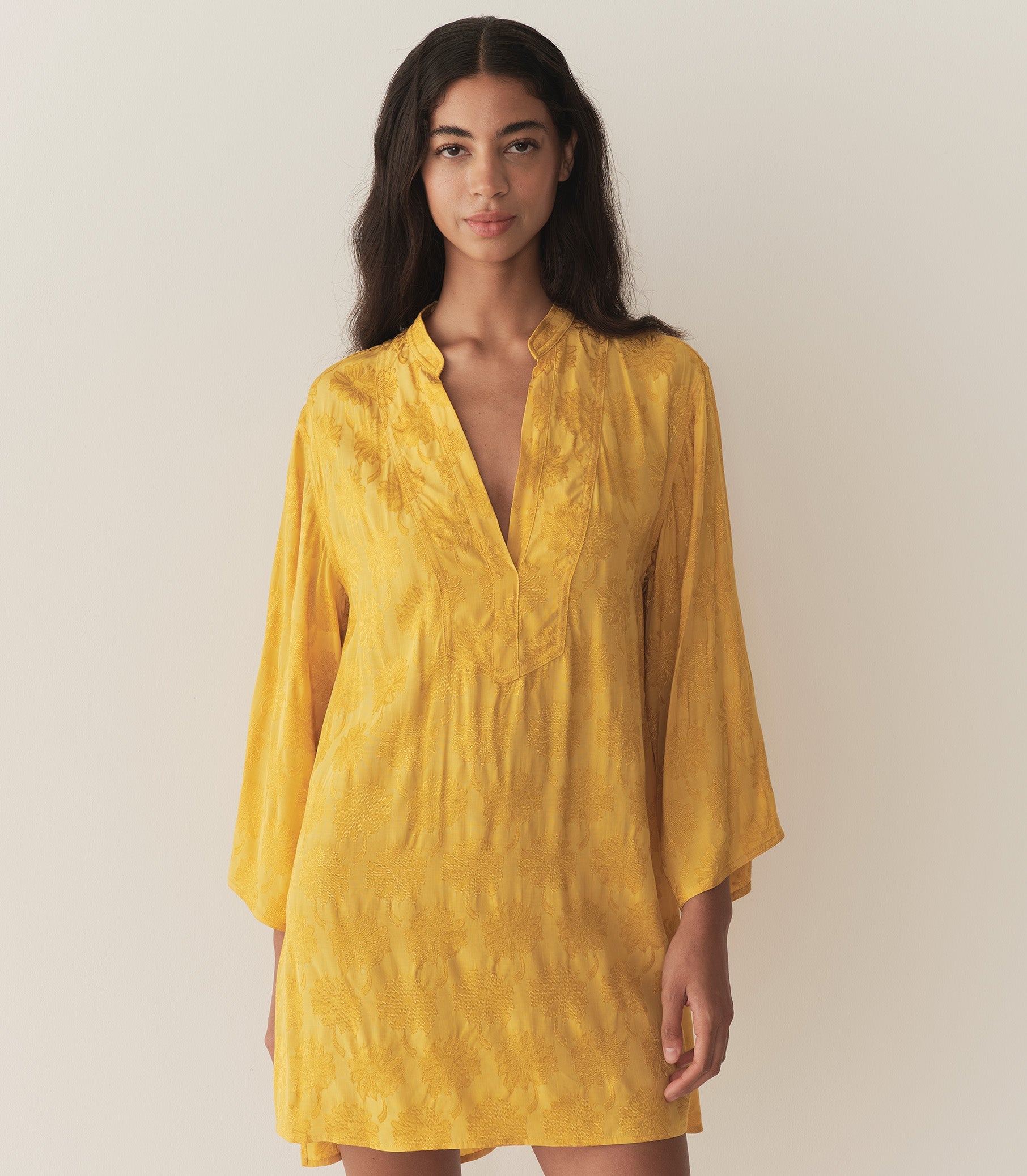 HMD -- LEONA DRESS -- GILDED MARGUERITE JOLIE view 4
