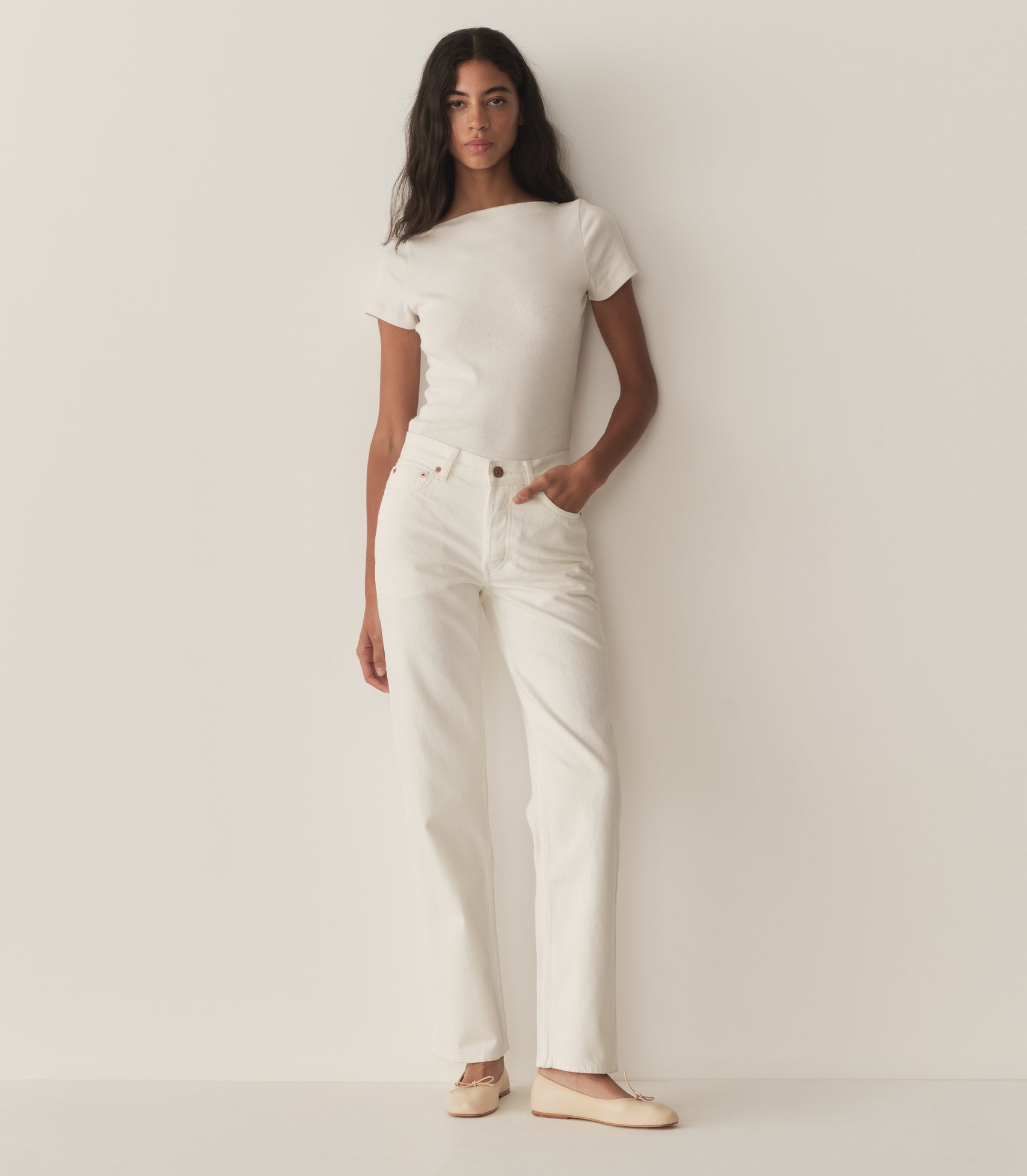 LEONE LONG JEAN -- SALT RINSE WASH