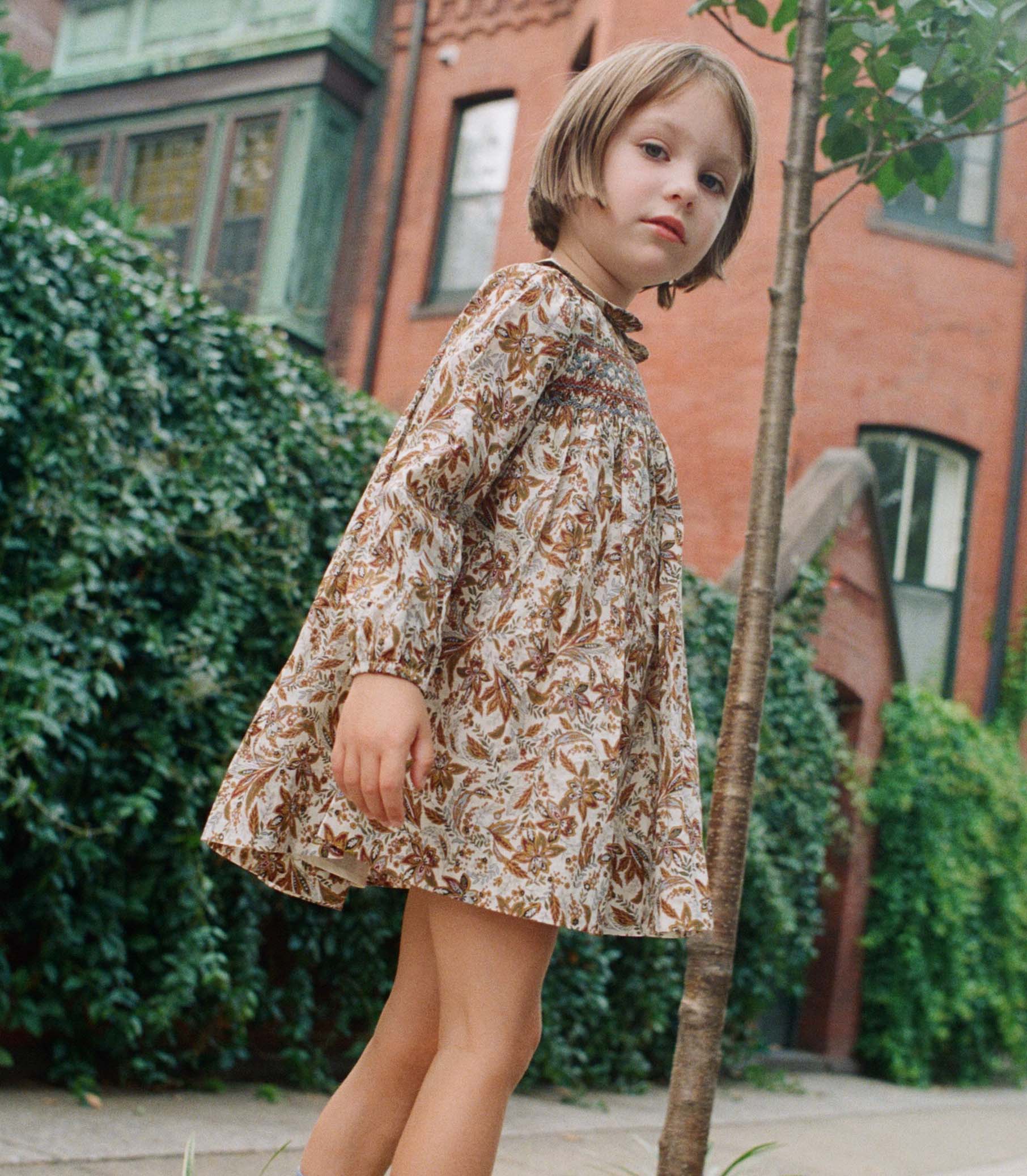 LETTY DRESS -- BLANC NARCISSUS FLORAL view 2