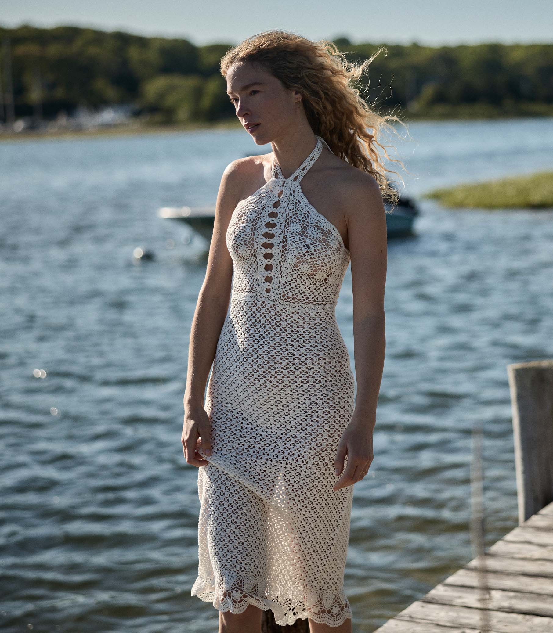 LIANE DRESS -- PEARL view 4