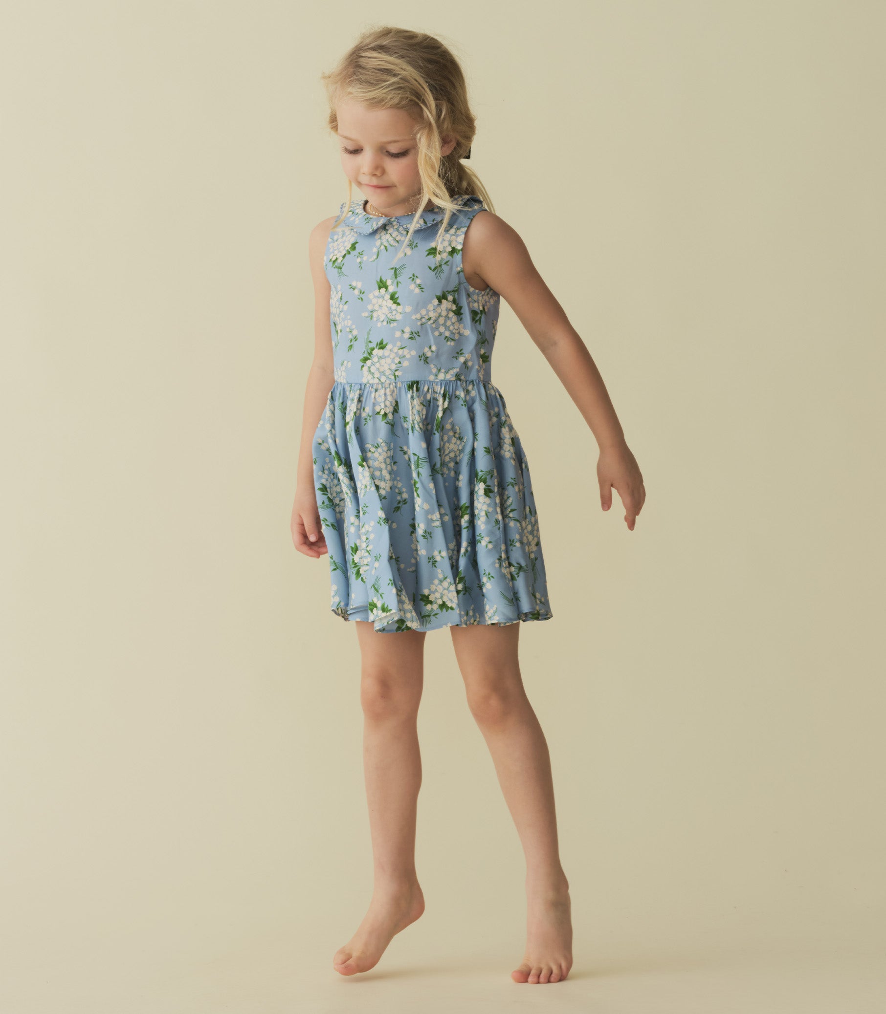 LIBBY DRESS -- SKY MAY BELL FLORAL view 1