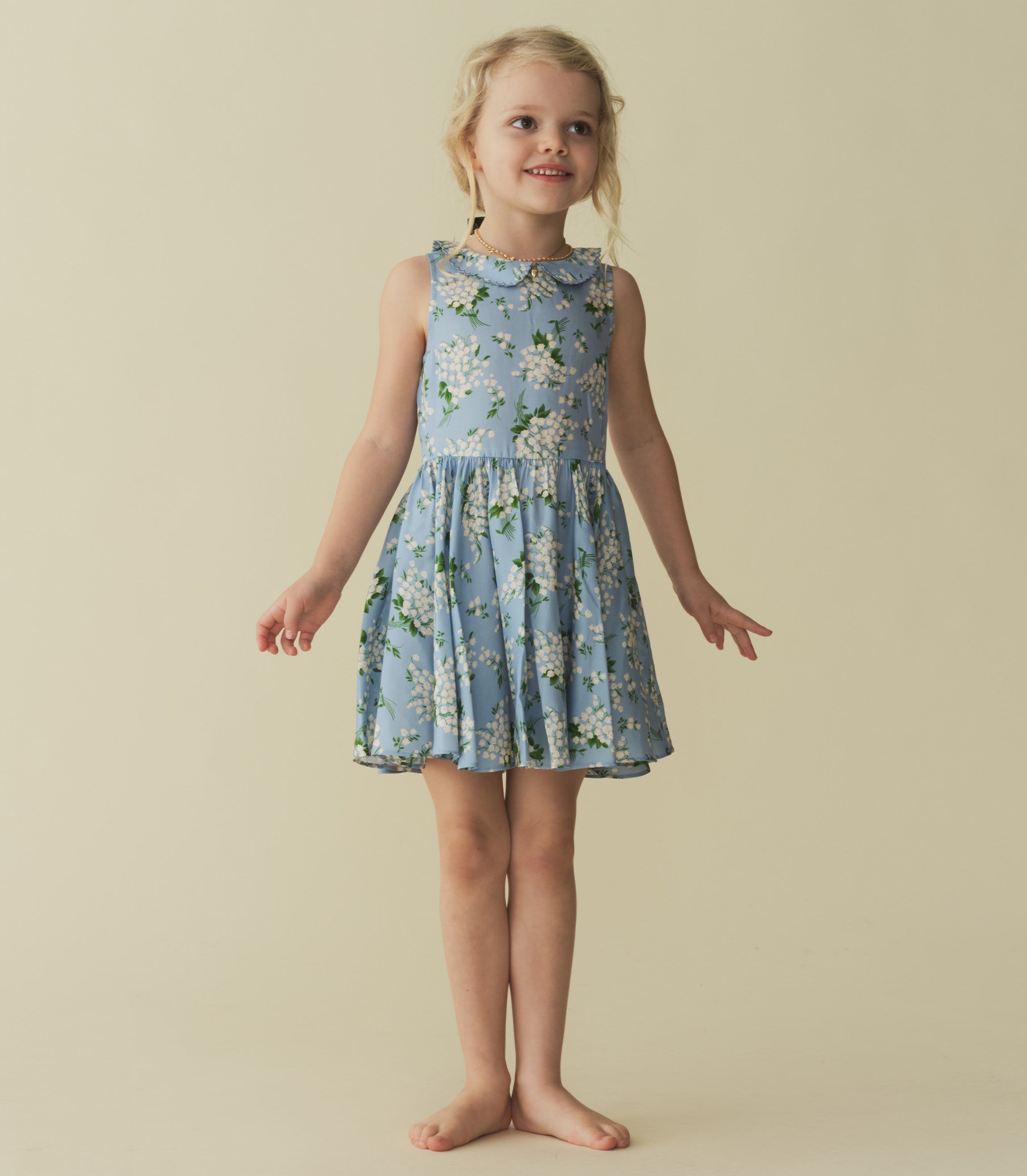 LIBBY DRESS -- SKY MAY BELL FLORAL view 2