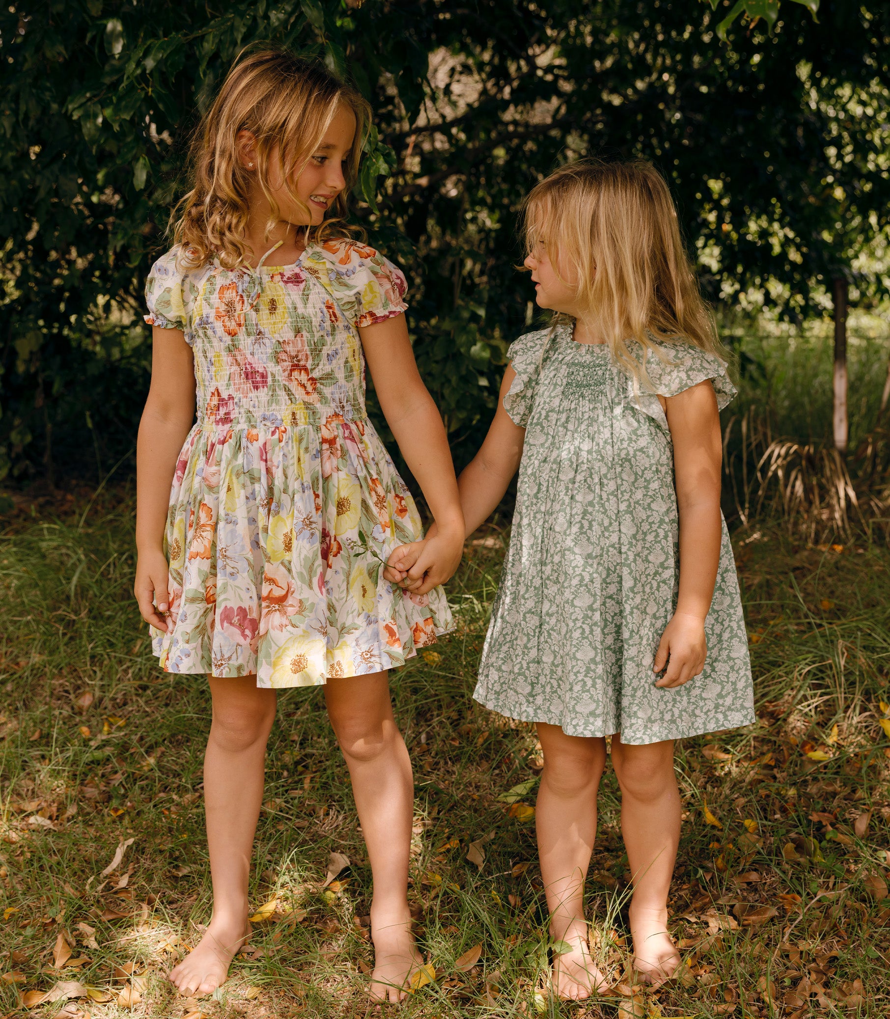 LIESEL DRESS -- PERIDOT TEA FLORAL view 7