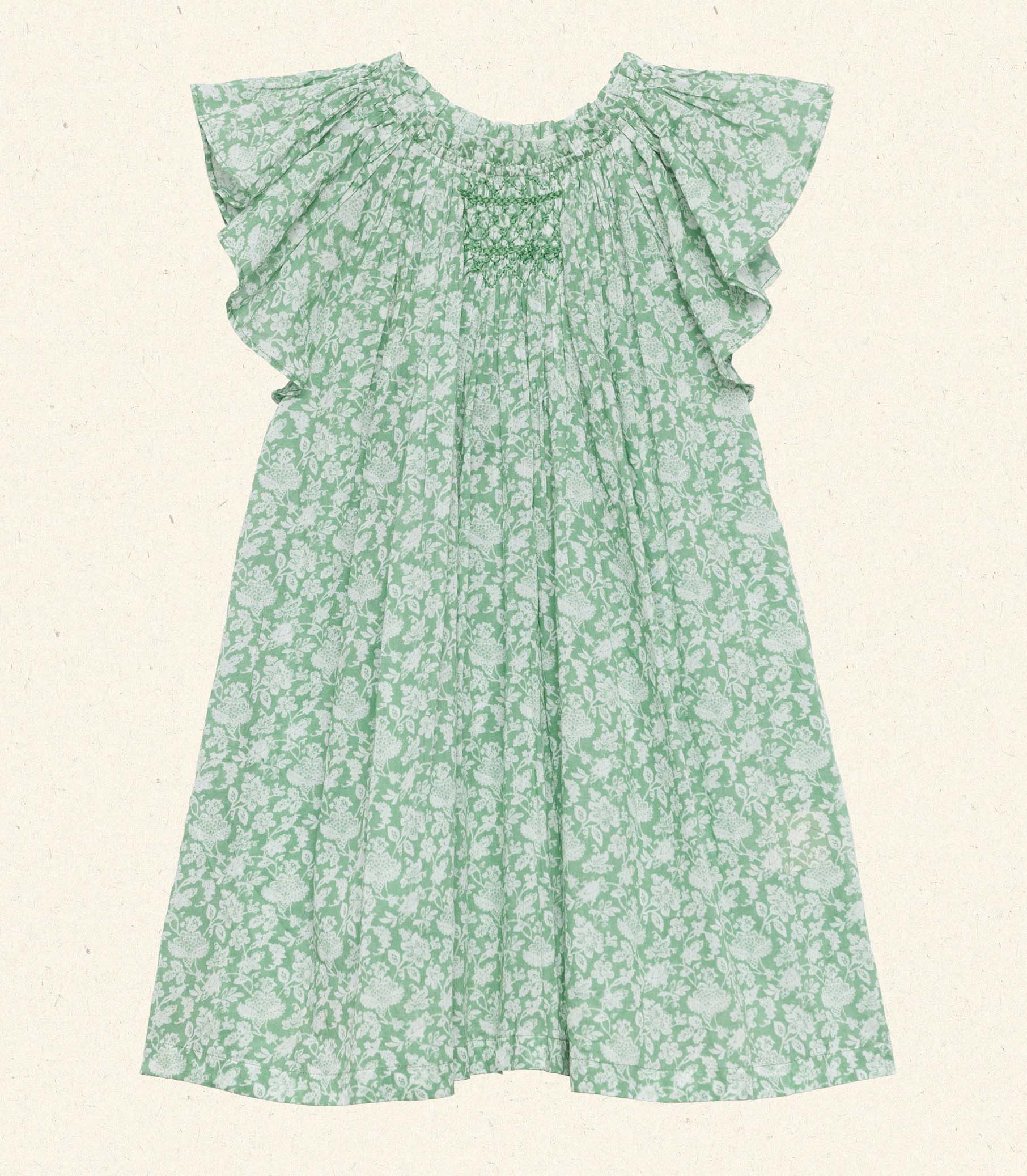 LIESEL DRESS -- PERIDOT TEA FLORAL view 10