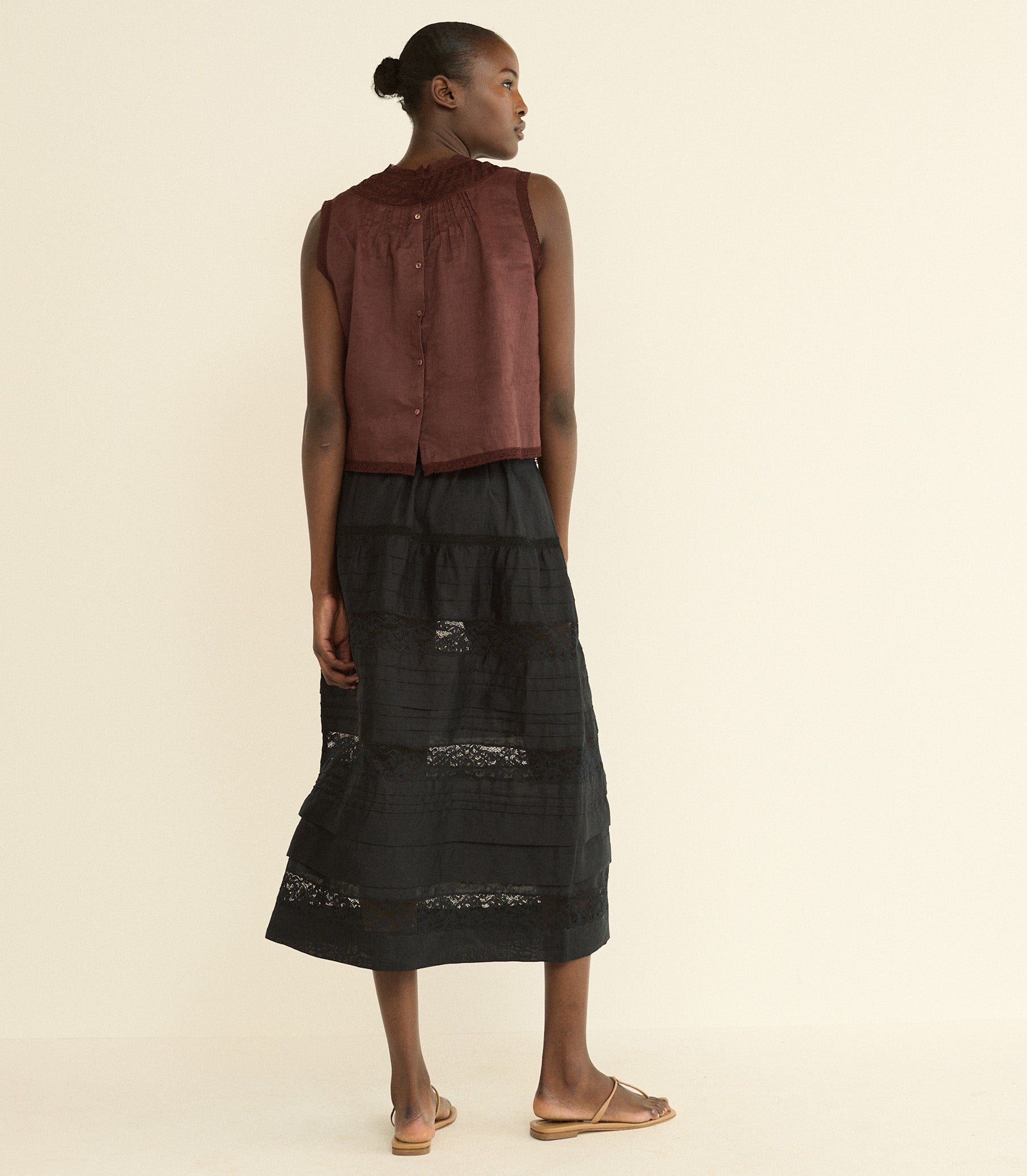 LILETTA TOP -- DAHLIA view 6
