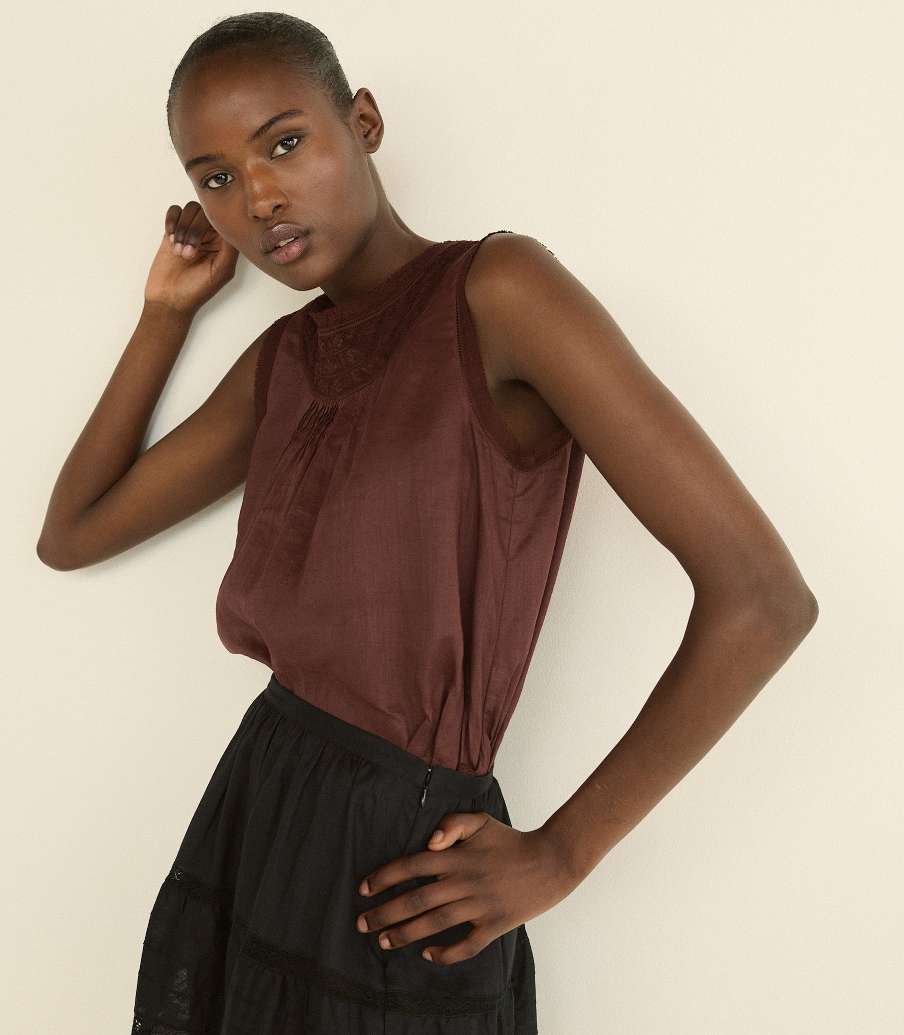 Liletta Top - Dahlia | DÔEN