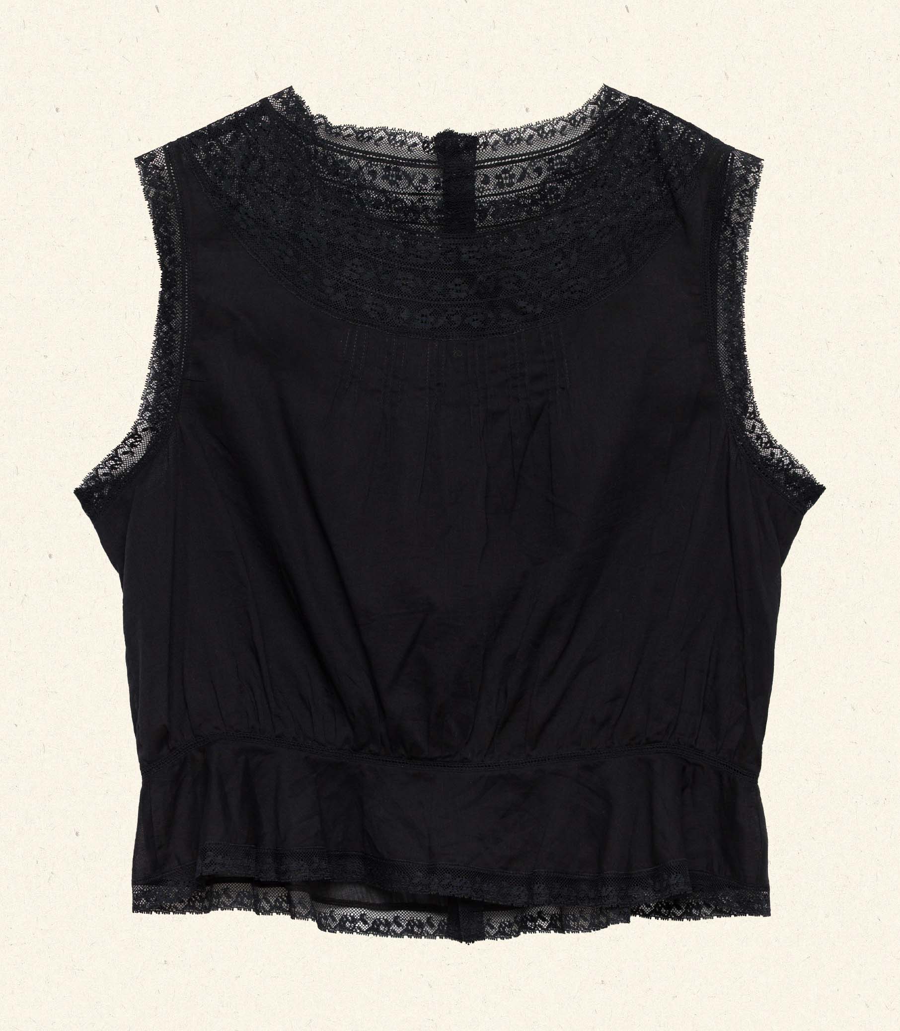 LILIBET TOP -- BLACK view 4