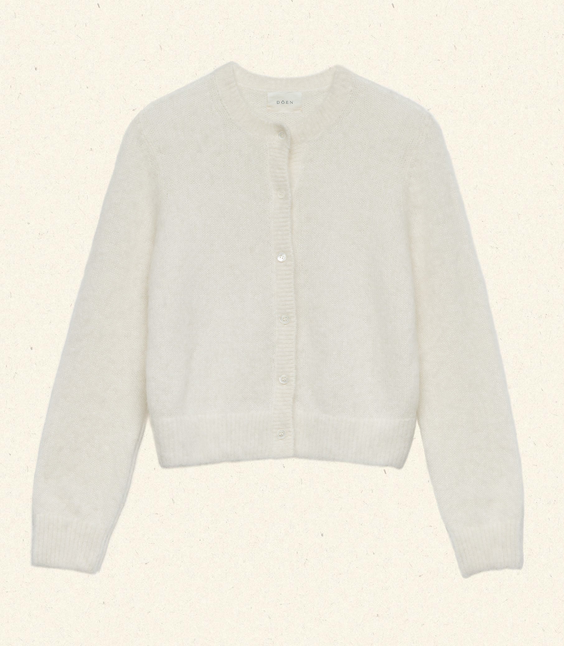 LILLETTE CARDIGAN -- SEA SALT view 6