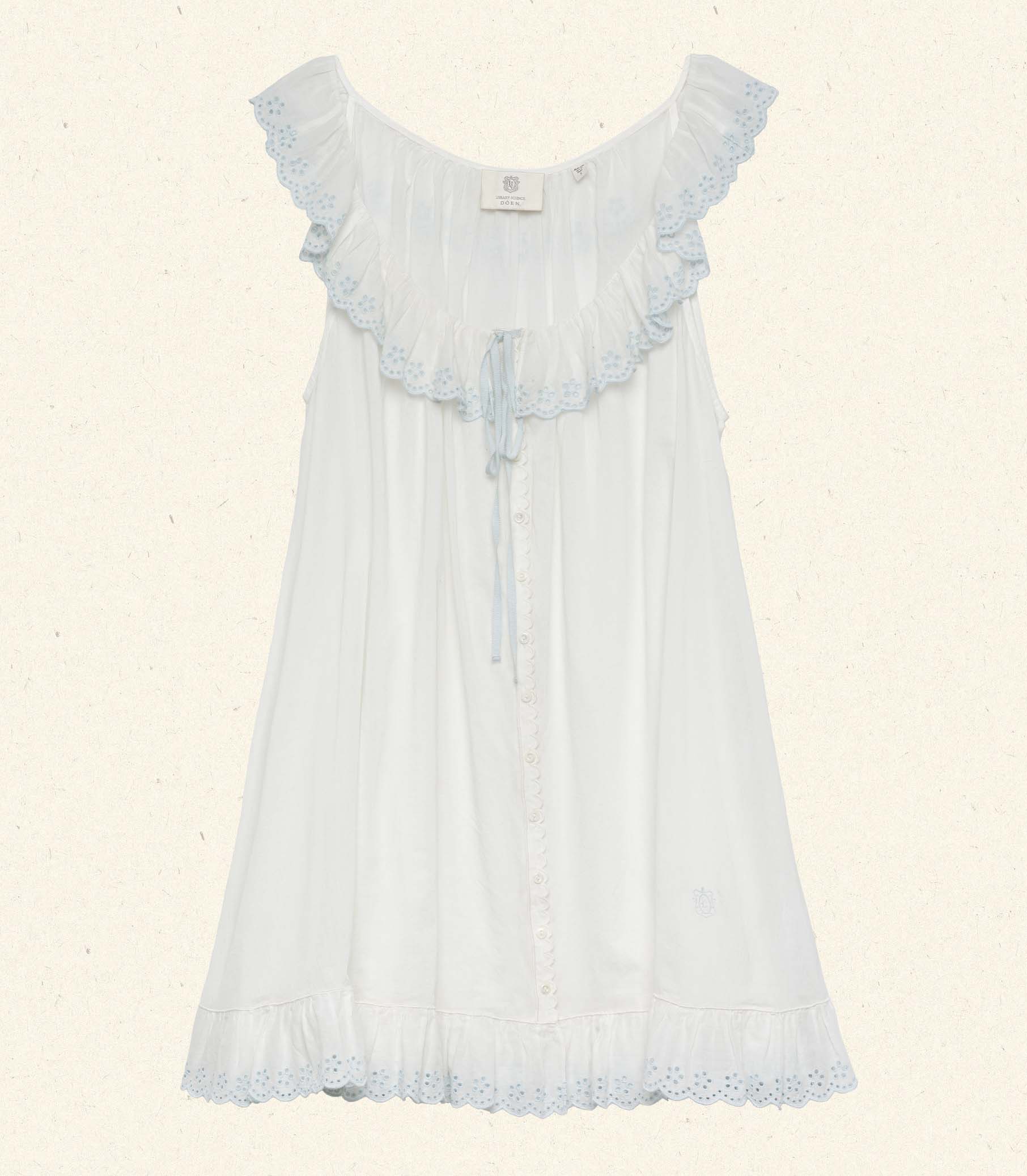 HMD -- LILLIAN NIGHTGOWN -- SALT view 7
